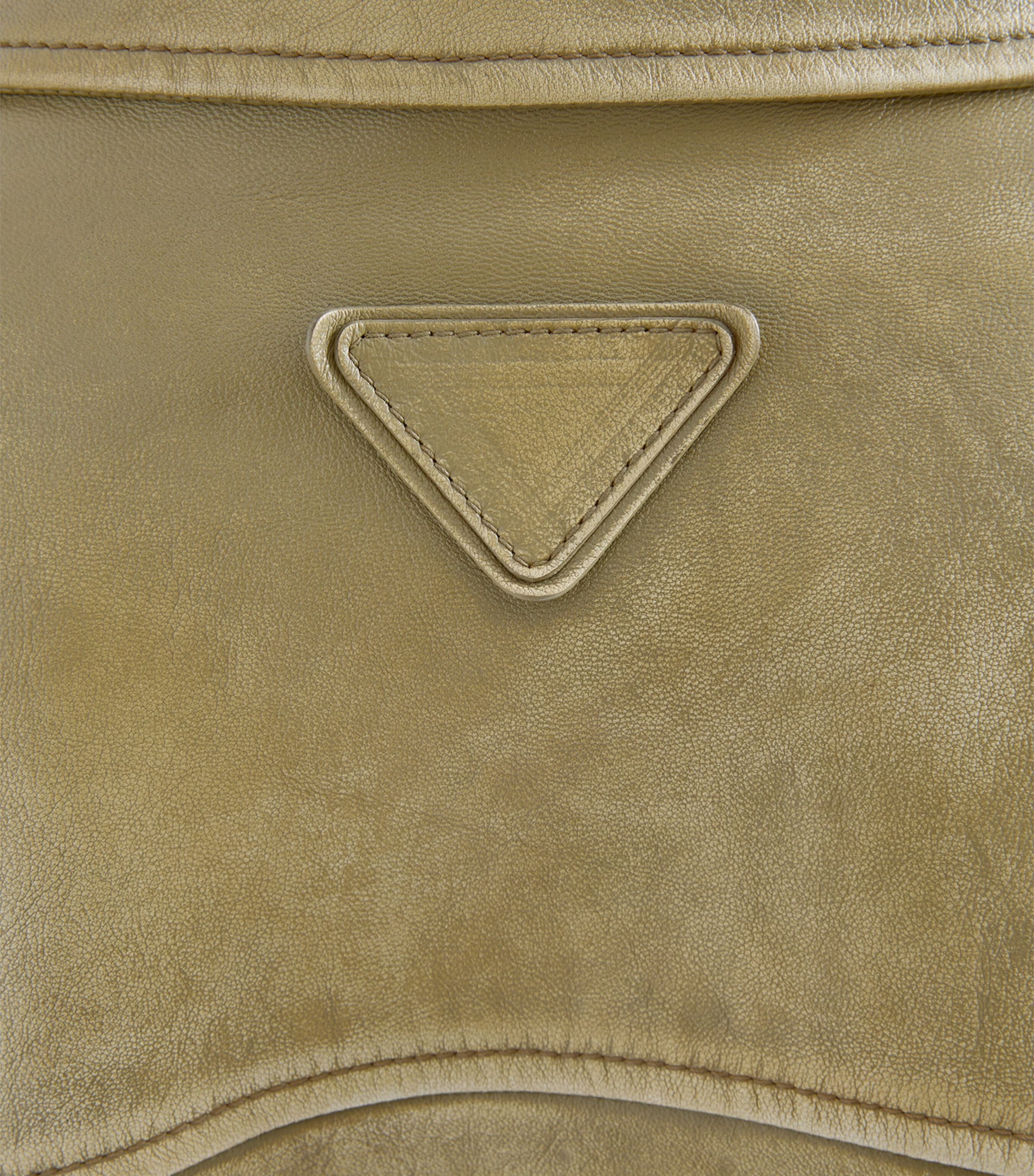 Prada Womens Nappa Leather Jacket Image 6