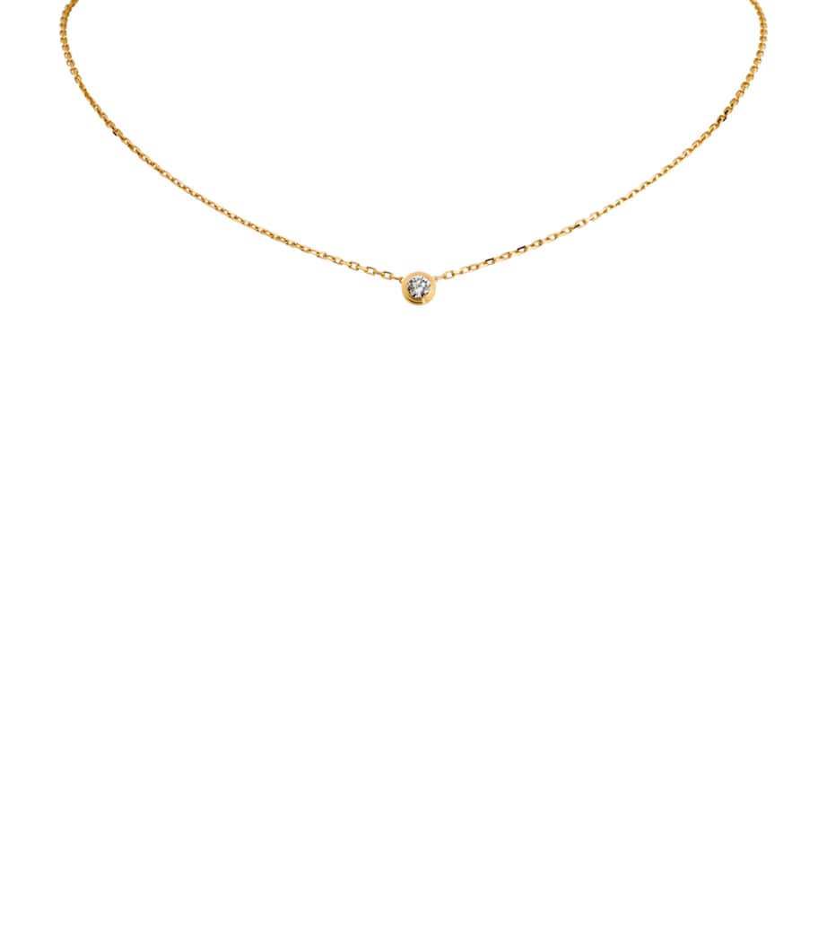 Cartier Yellow Gold and Diamond Cartier d'Amour Necklace Yellow Gold Image 1