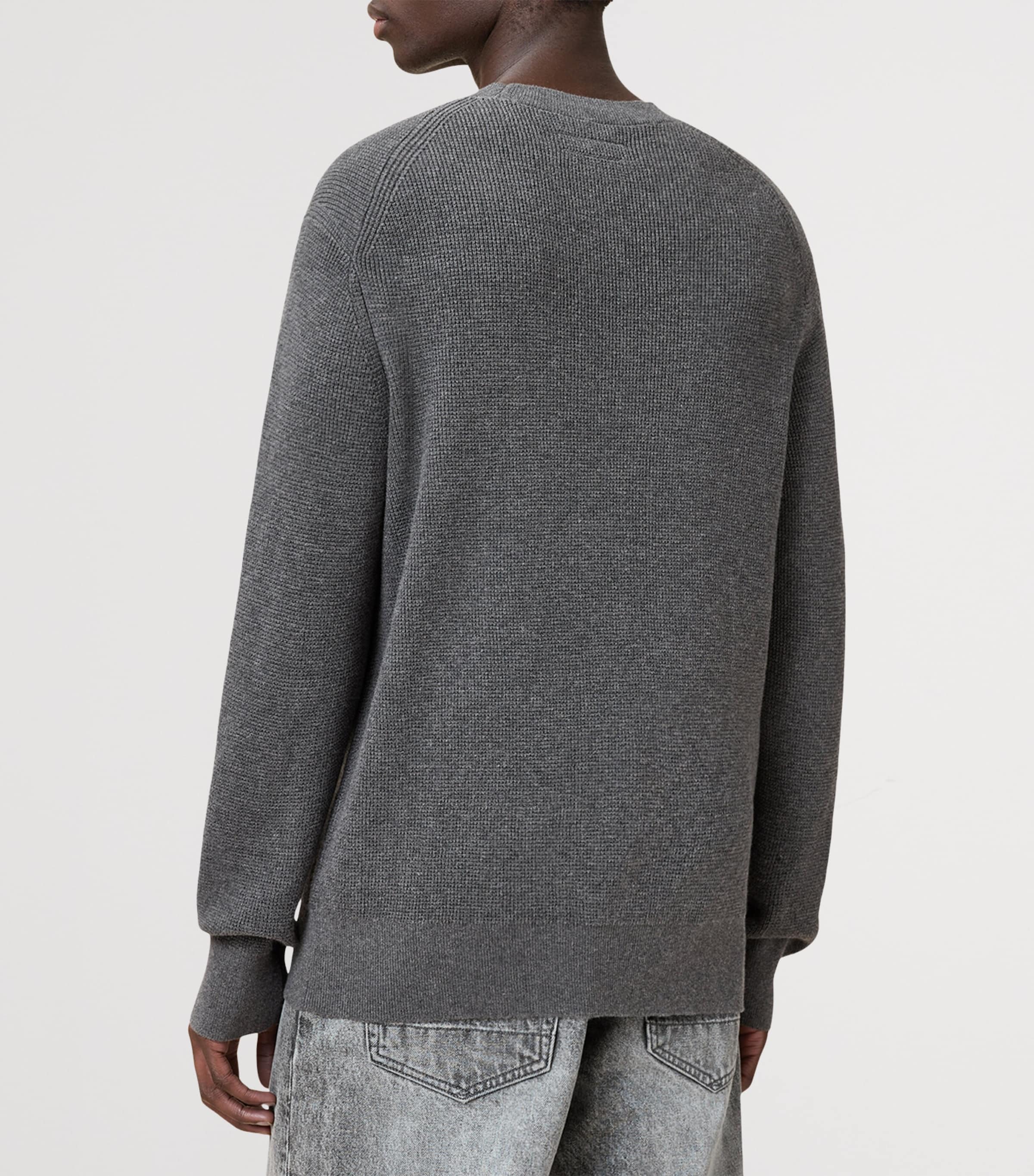 Organic Cotton-Wool Aspen Sweater MONUMENT GREY Image 5