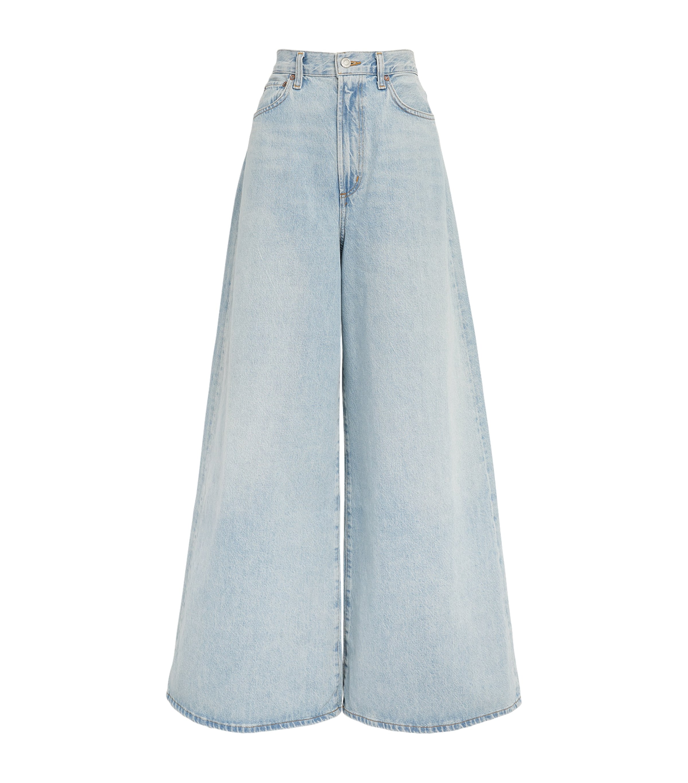 Agolde Nolan Wide-leg Jeans In Blue