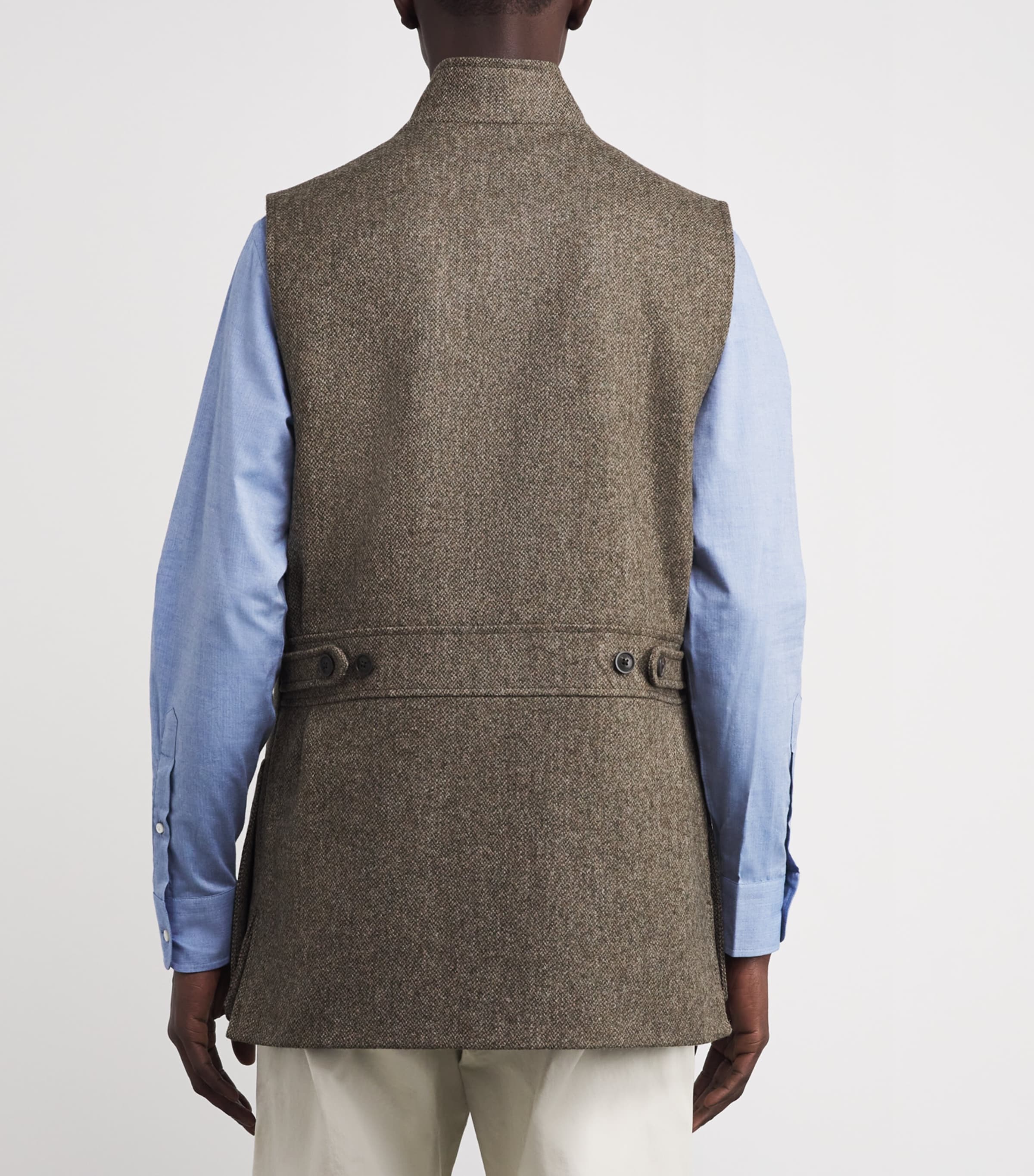 Tweed Lightweight Gilet ACORN Image 4