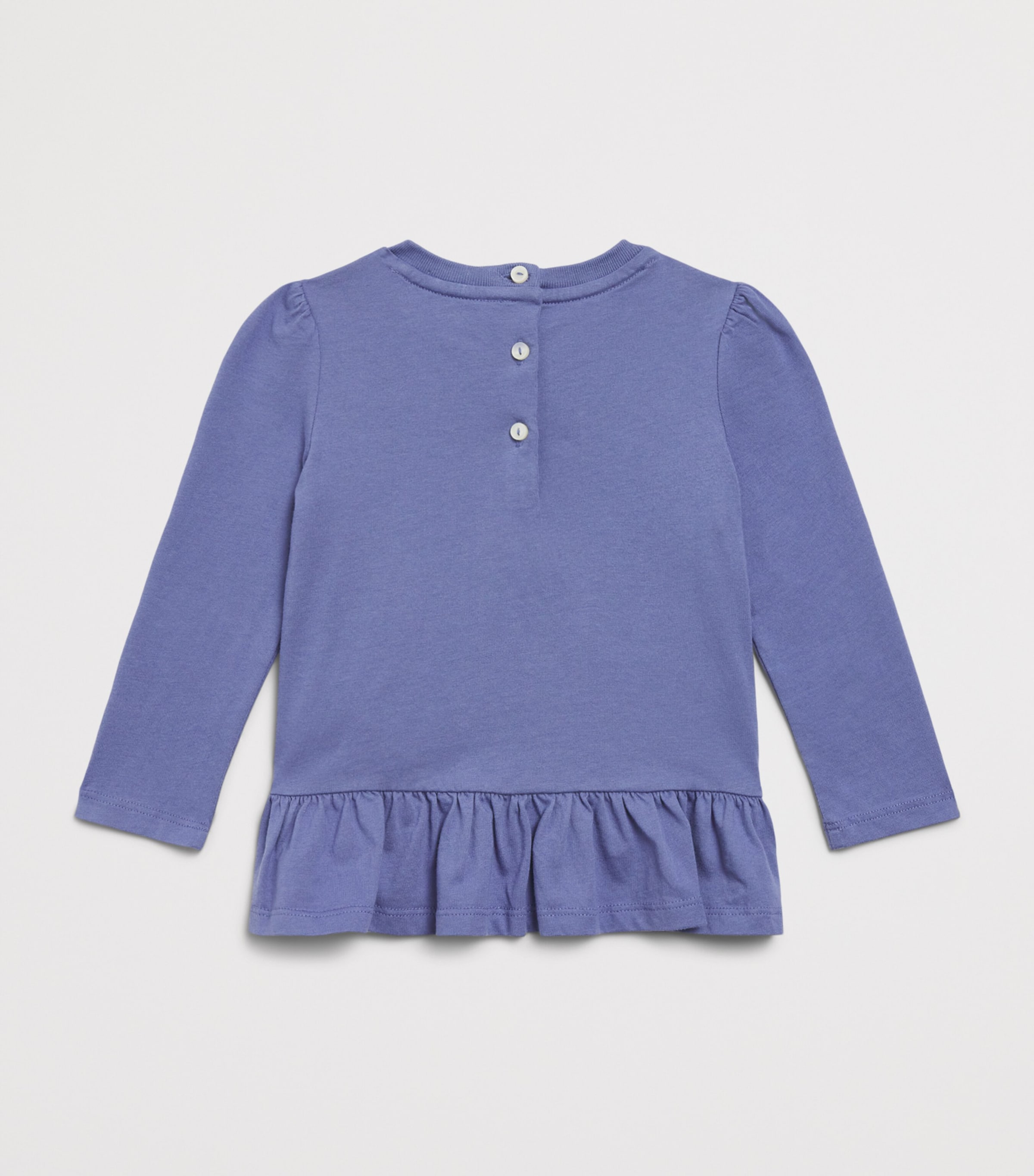 Ralph Lauren Kids Cotton Polo Bear Long-Sleeve T-Shirt (3-24 Months) Summer Purple Image 2