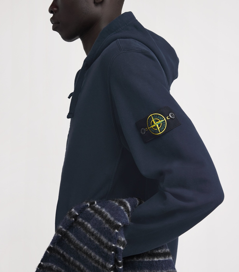 Cotton Compass Logo Zip-Up Hoodie V0020 Image 6