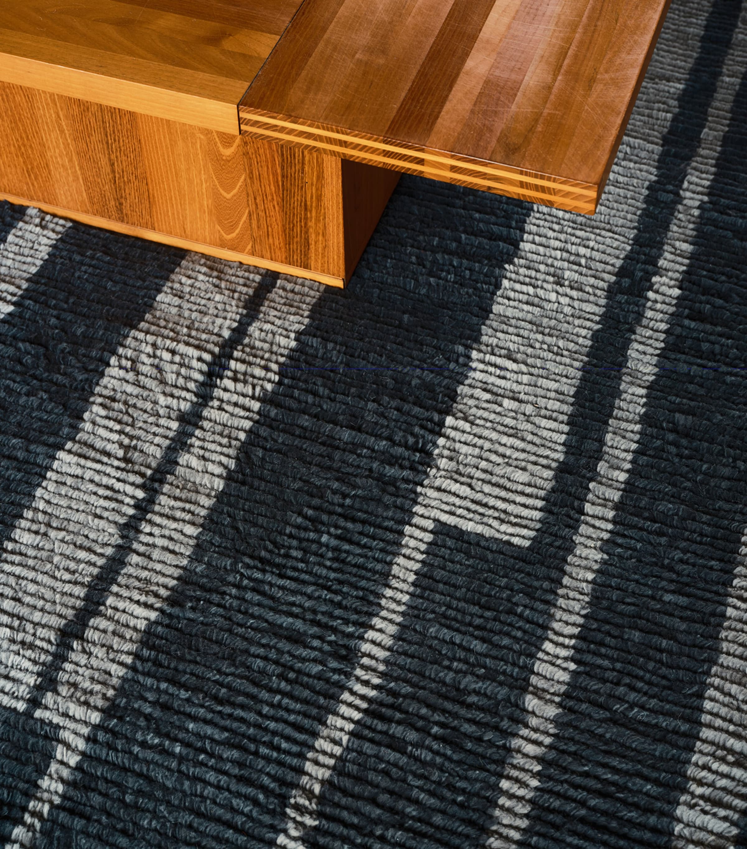 The Rug Company x Paul Smith Raster Aegean Rug (2.74m x 1.83m) Blue Image 3