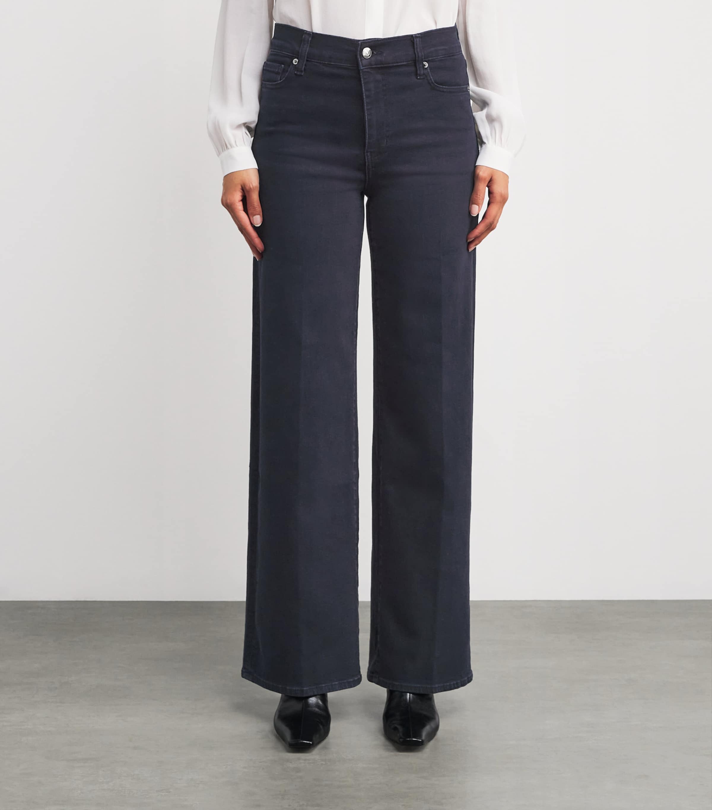 Le Slim Palazzo Wide-Leg Jeans CENTURY Image 3