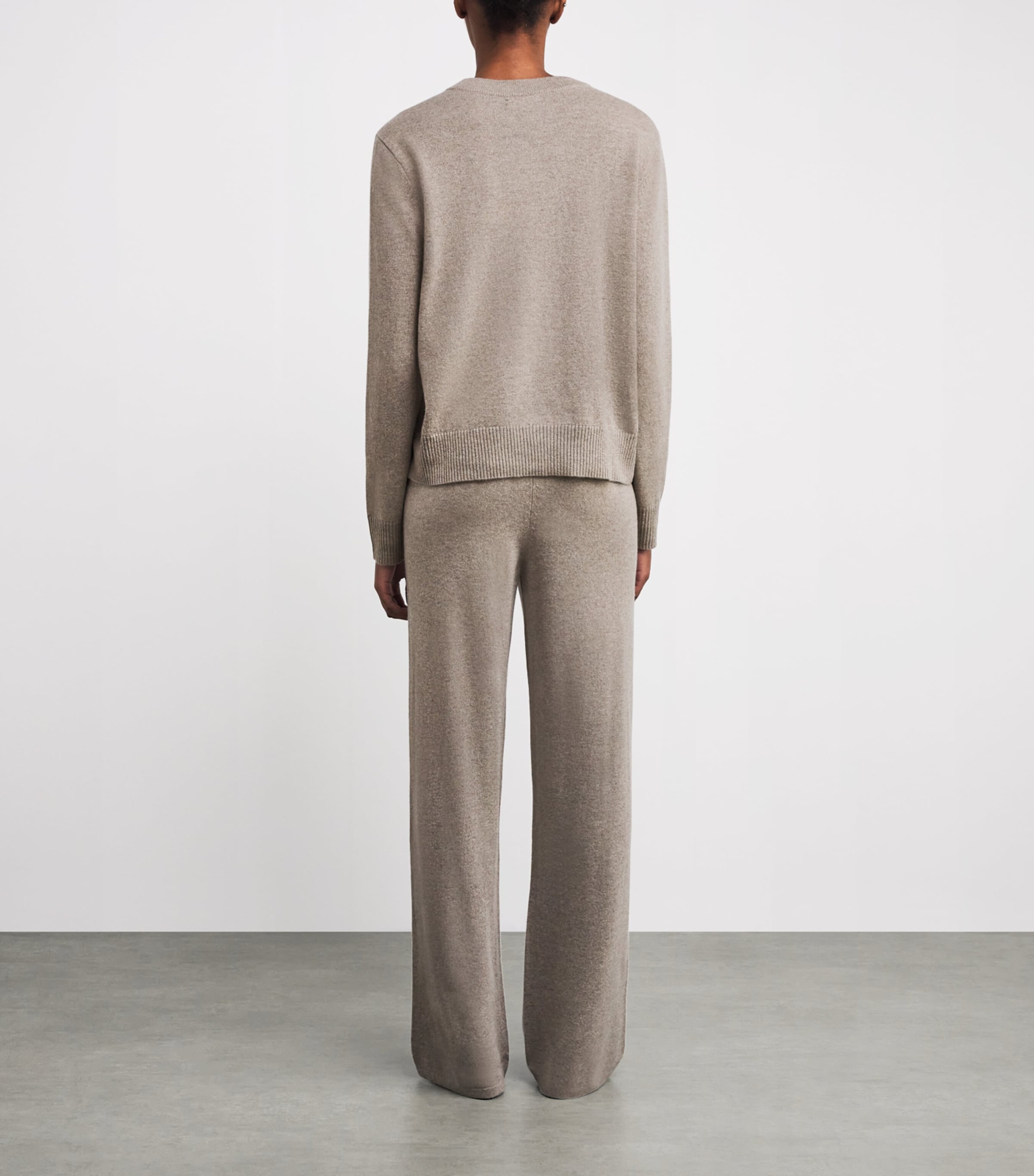 Cashmere Sweater and Trouser Set GREIGE Image 4