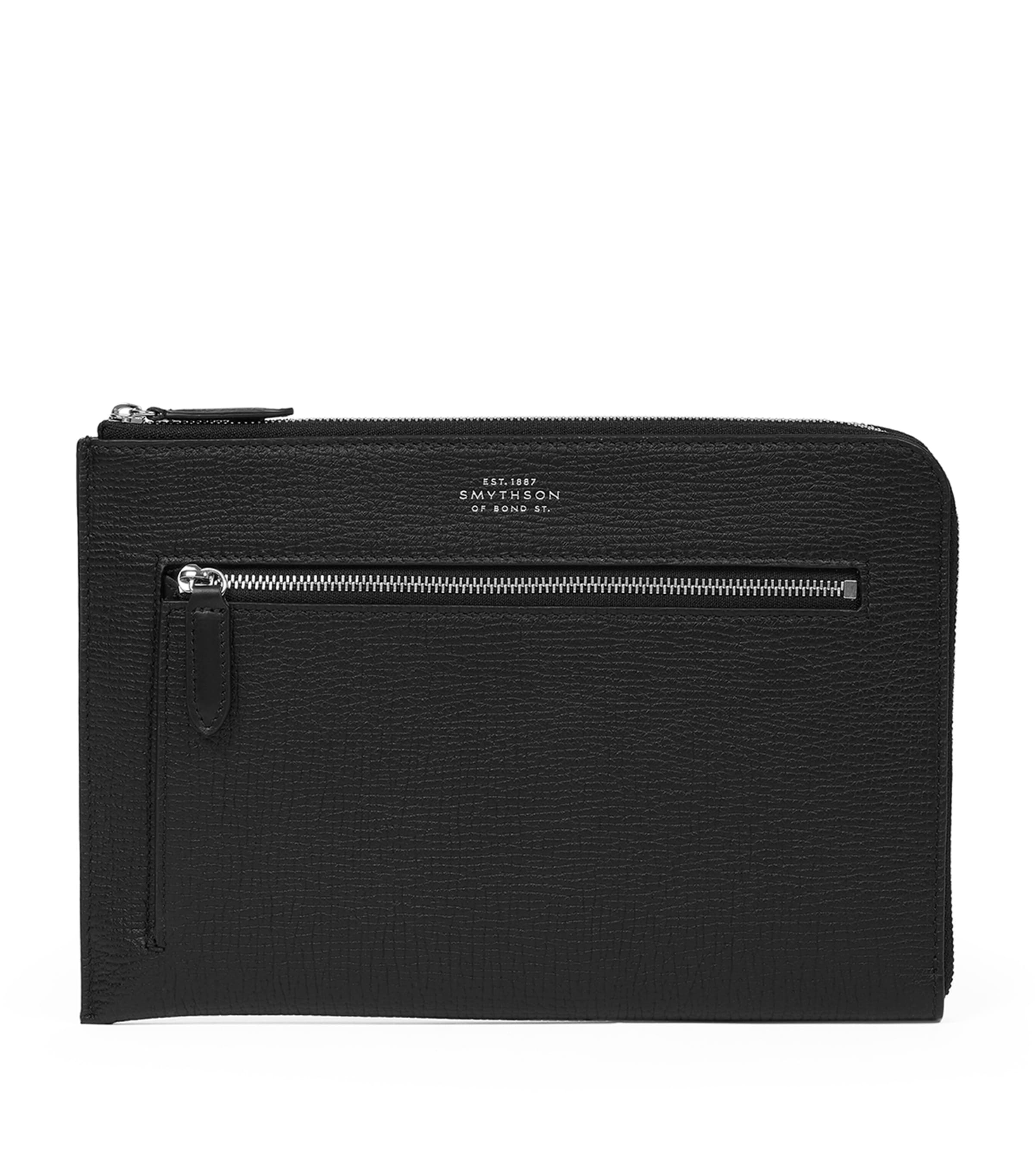 SMYTHSON LEATHER ORGANISER POUCH 