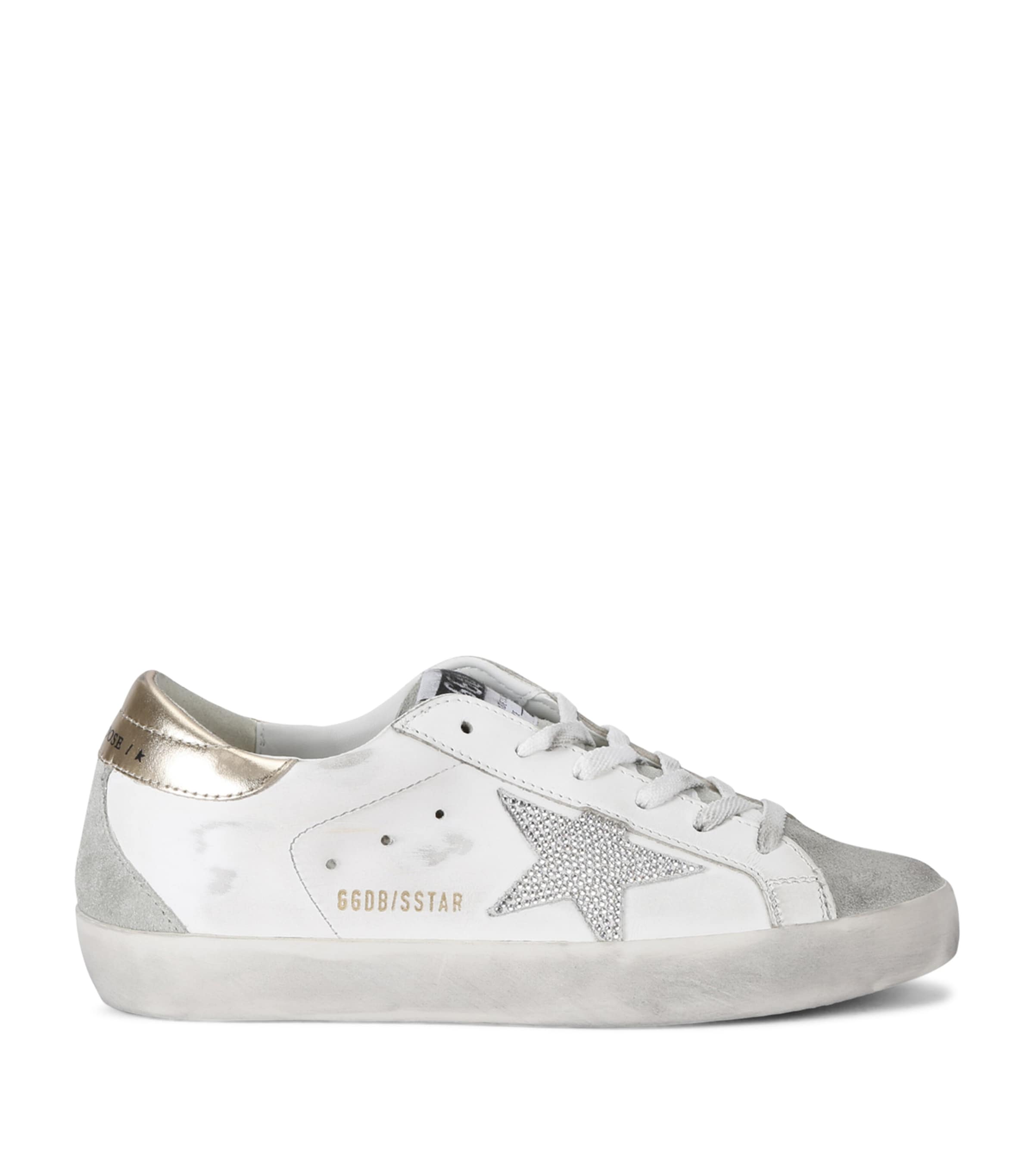 Golden Goose Leather Super Star Sneakers In White