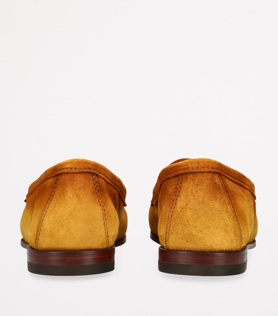 Suede Carlo Penny Loafers YELLOW Image 2