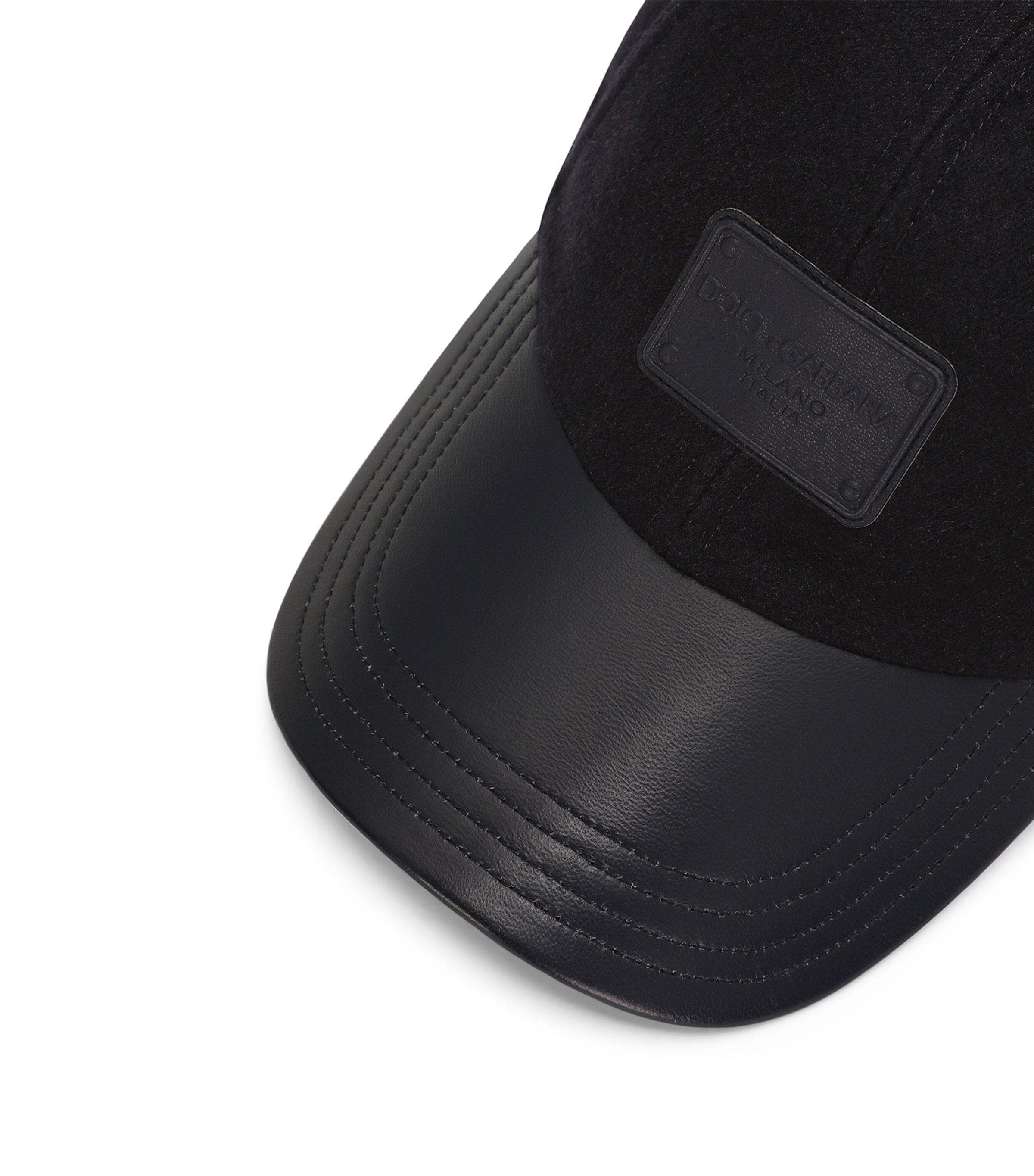 Virgin Wool-Blend Logo Baseball Cap B0665-VERY DARK Image 2