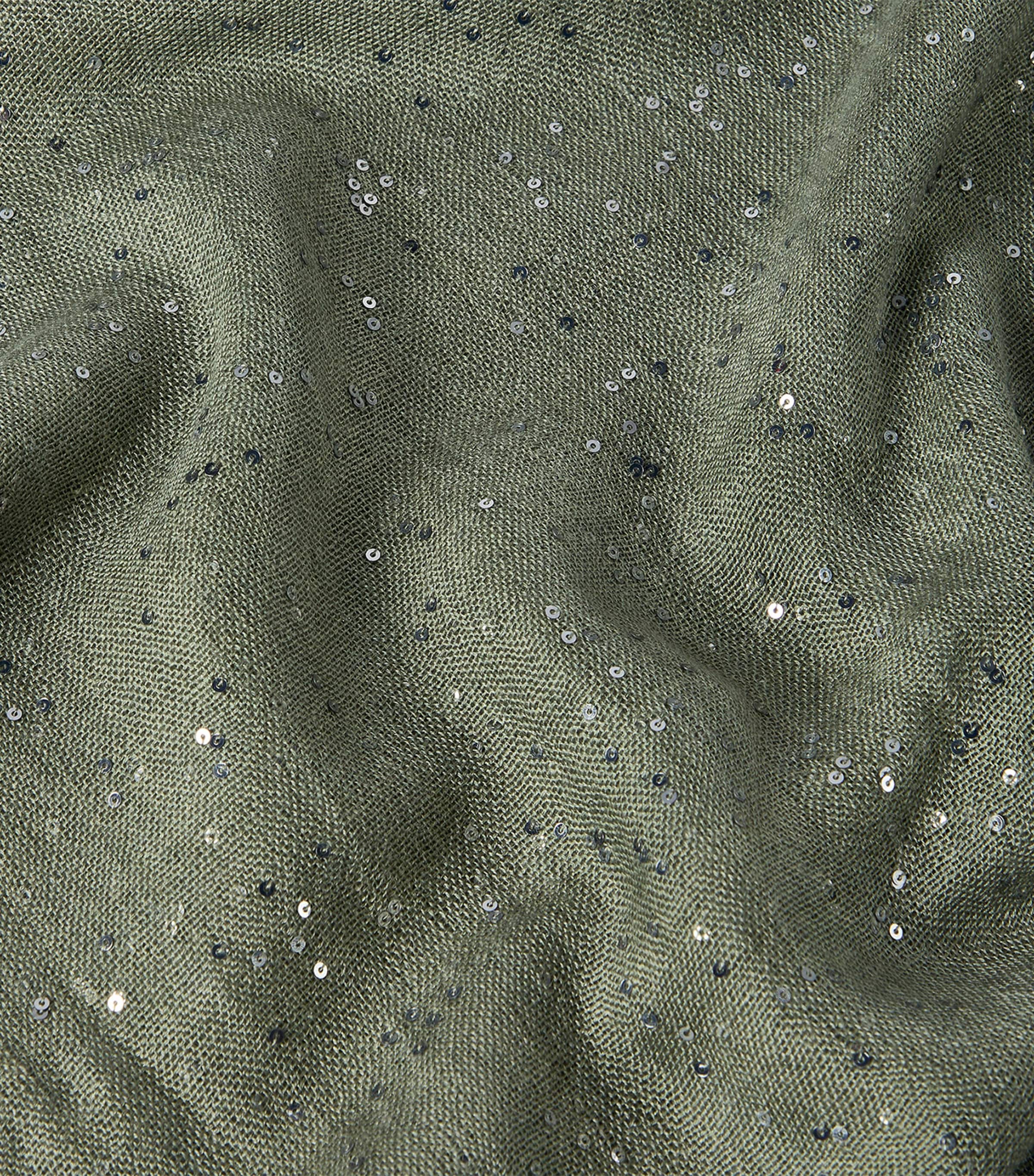 Brunello Cucinelli Cashmere-Silk Sequinned Scarf Image 4