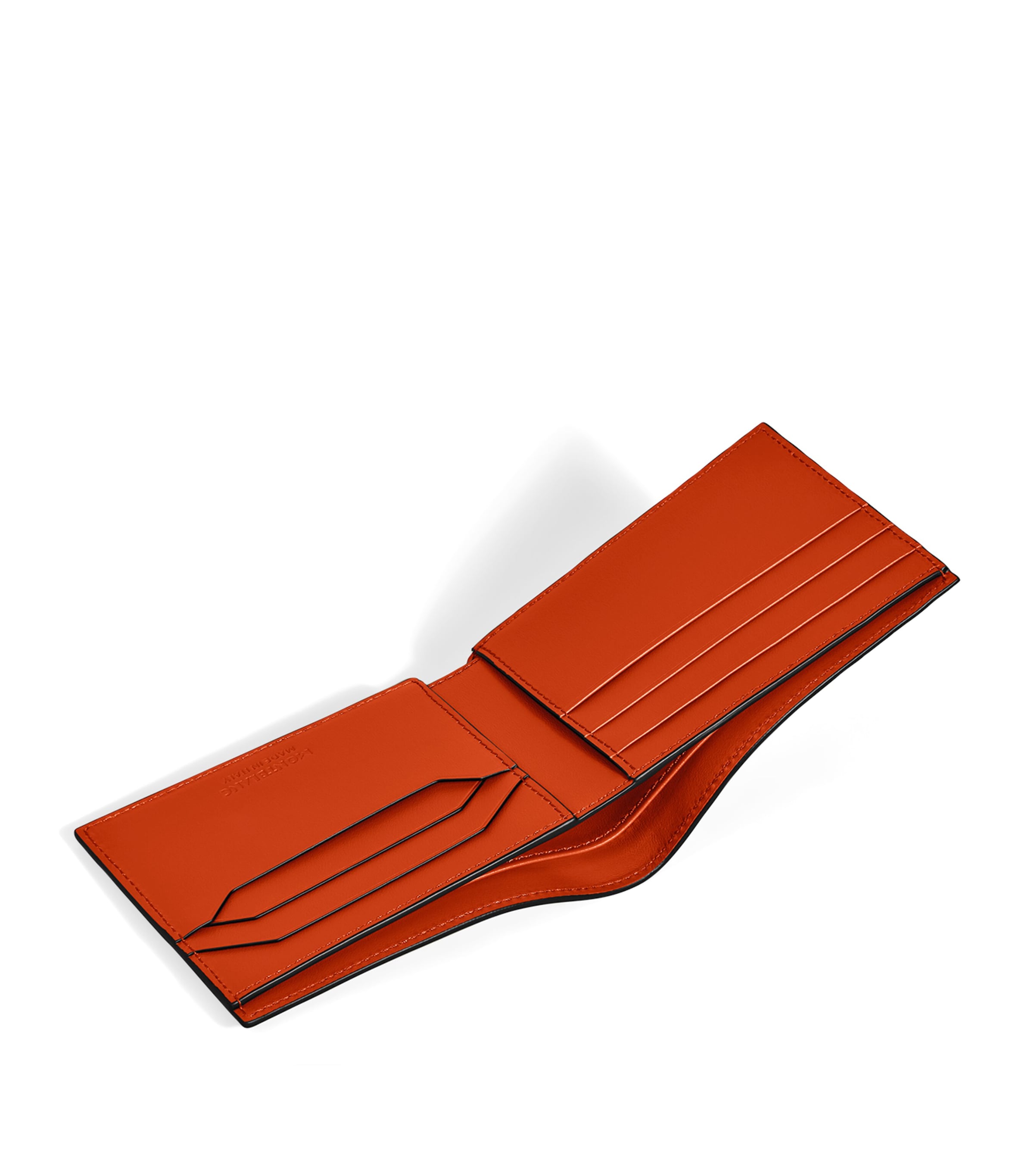 Leather Meisterstück Wallet BLACK/CAYENNA Image 4