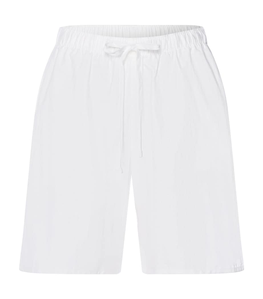 Hanro Womens Linen-Cotton White Essentials Shorts White Image 1