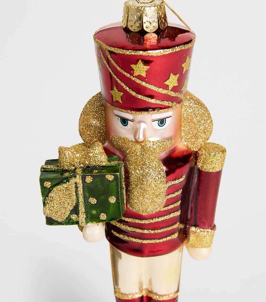Nutcracker Tree Decoration BURGUNDY Image 2