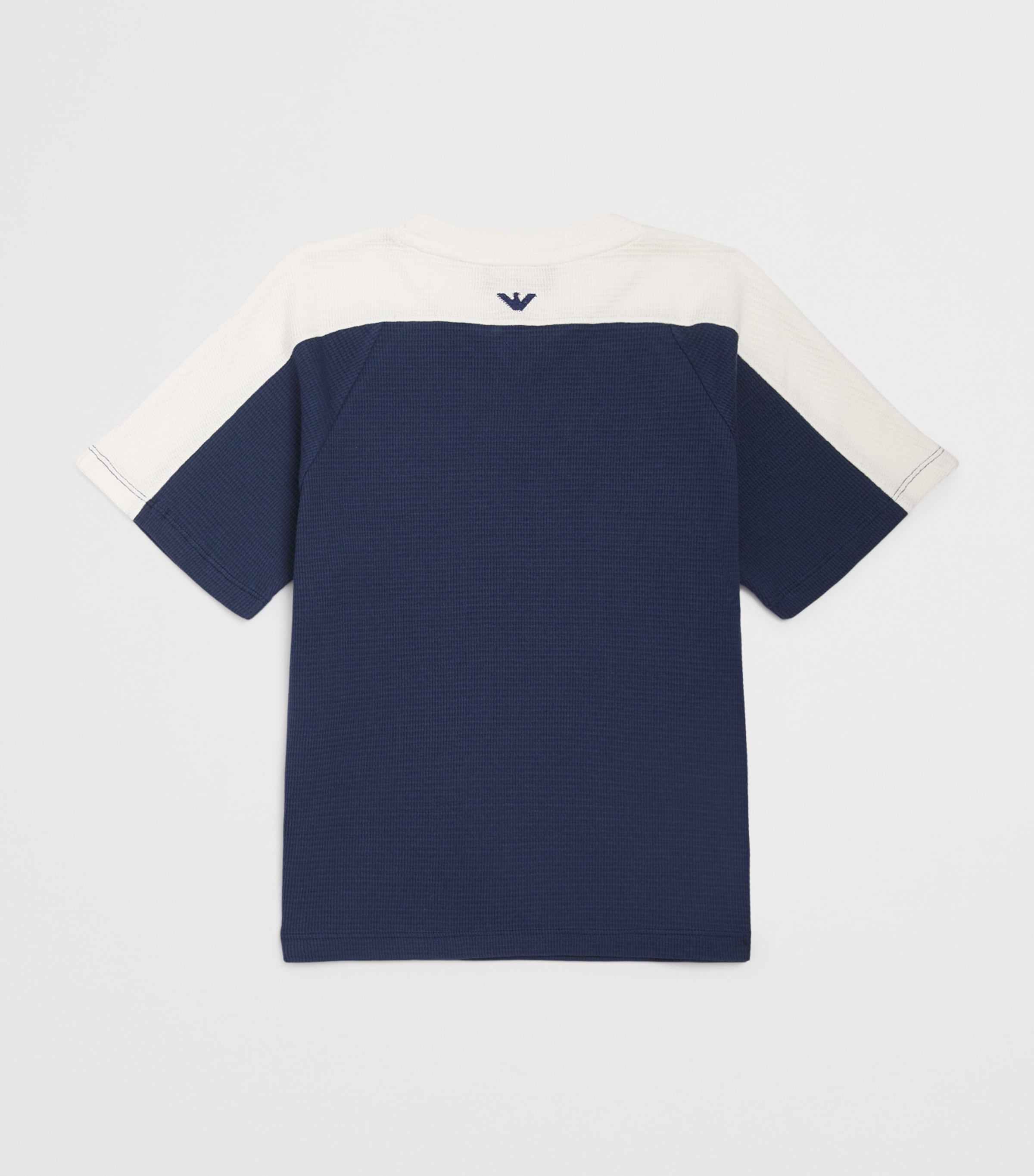 Two-Tone Logo Embroidered T-Shirt (4-14 Years) DRESS BLUES Image 2