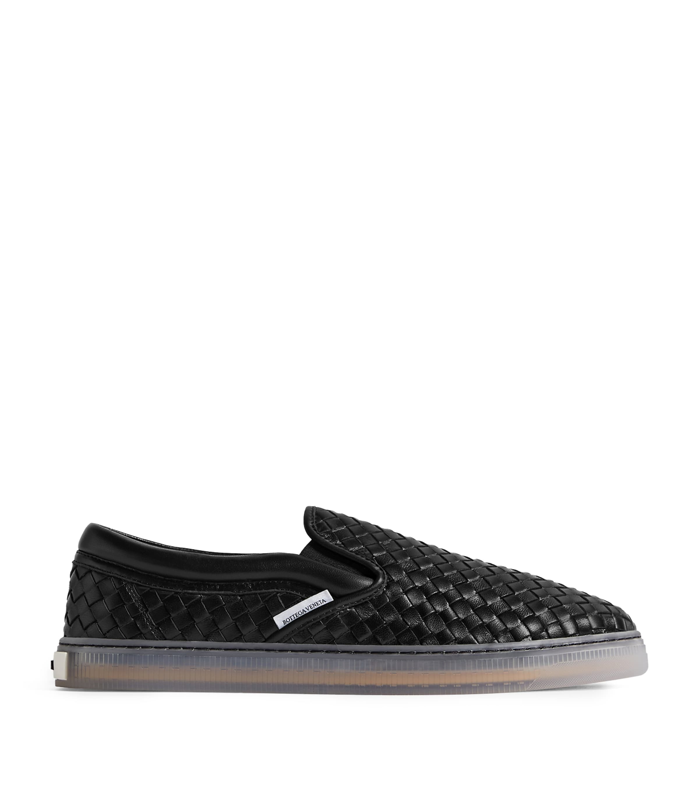 Bottega Veneta Leather Serena Slip-On Sneakers Image 1
