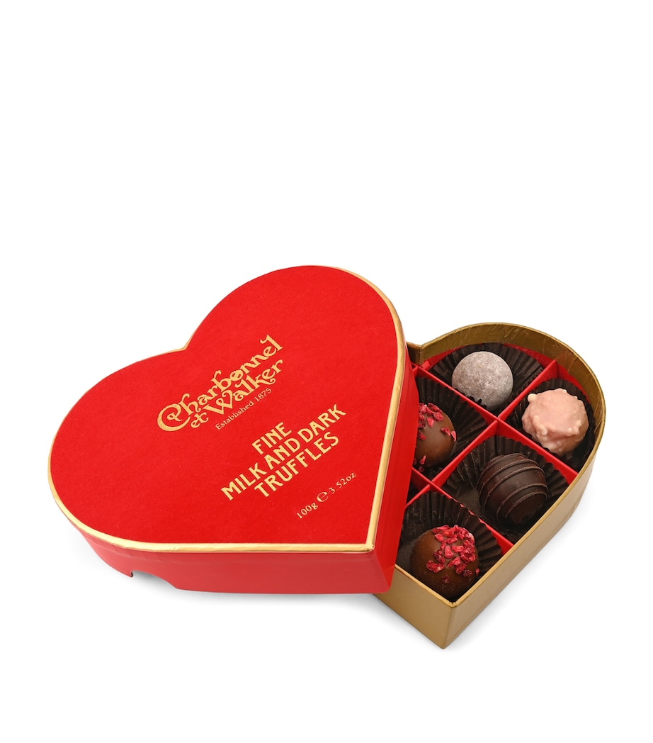 Red Velvet Truffle Heart Selection (100g) NO COLOUR Image 2