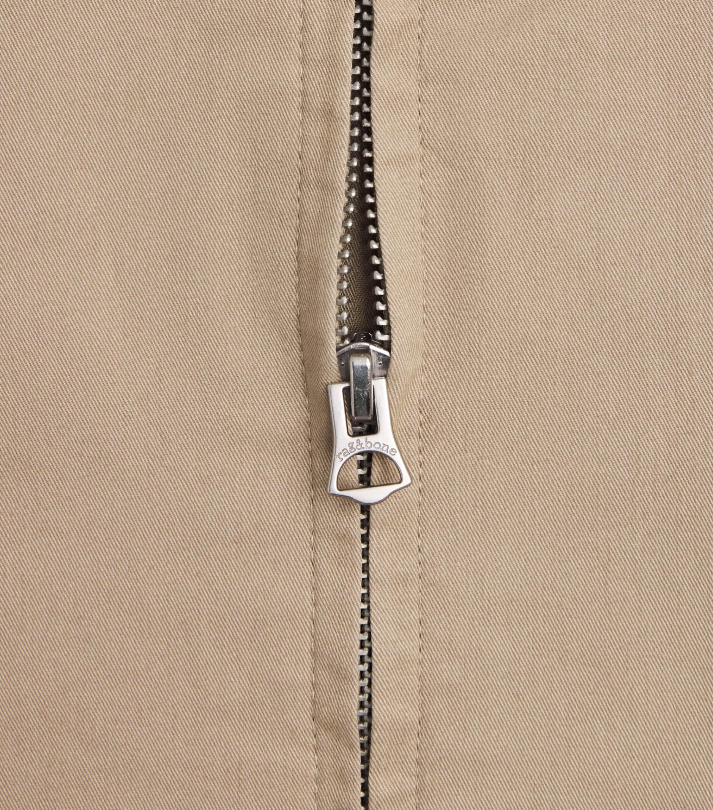 Rag & Bone Mens Stretch-Cotton Harrington Jacket Warm Taupe Image 6
