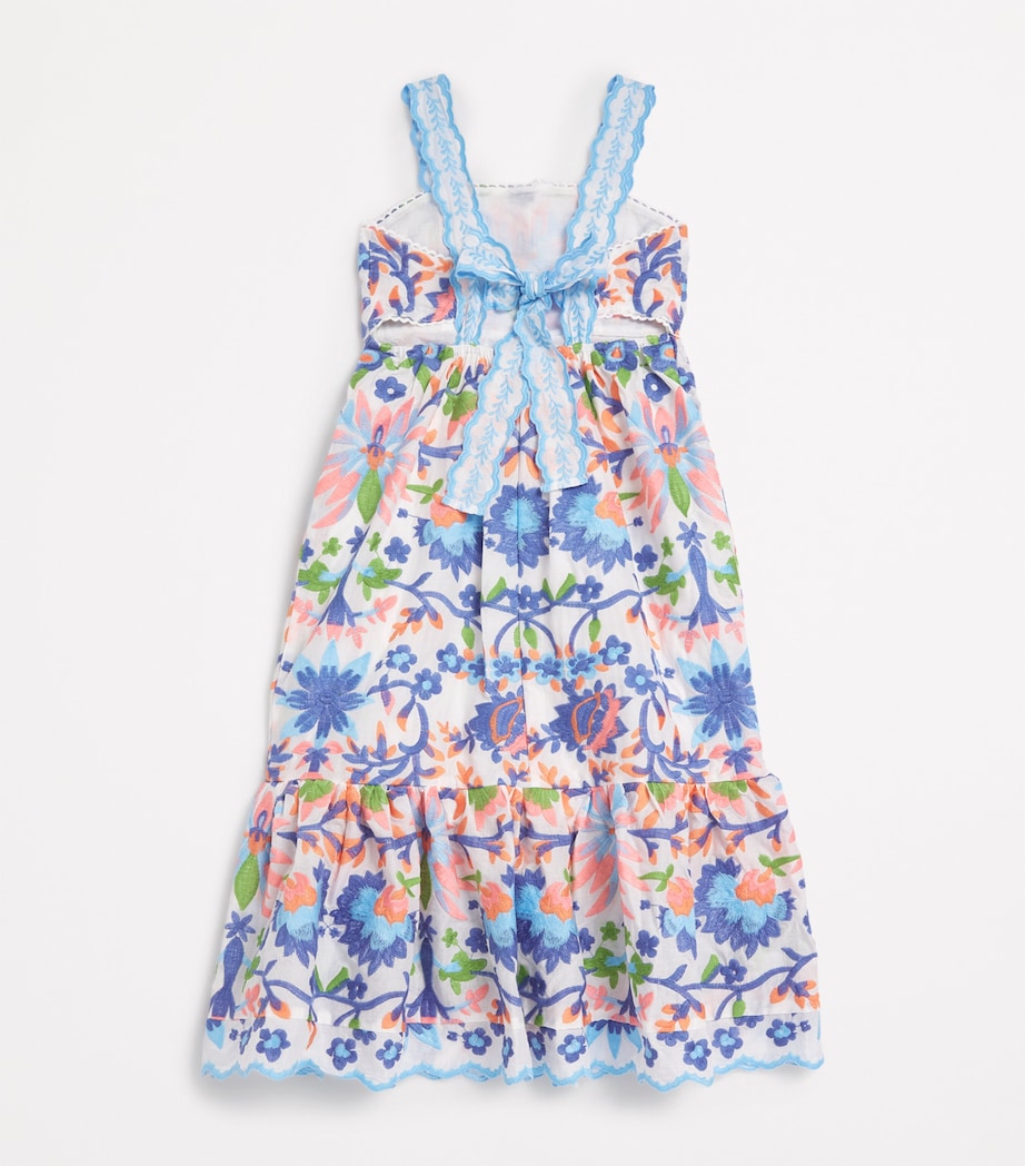 Cotton Embroidered Joanna Maxi Dress (1-9 Years) MULTI Image 2