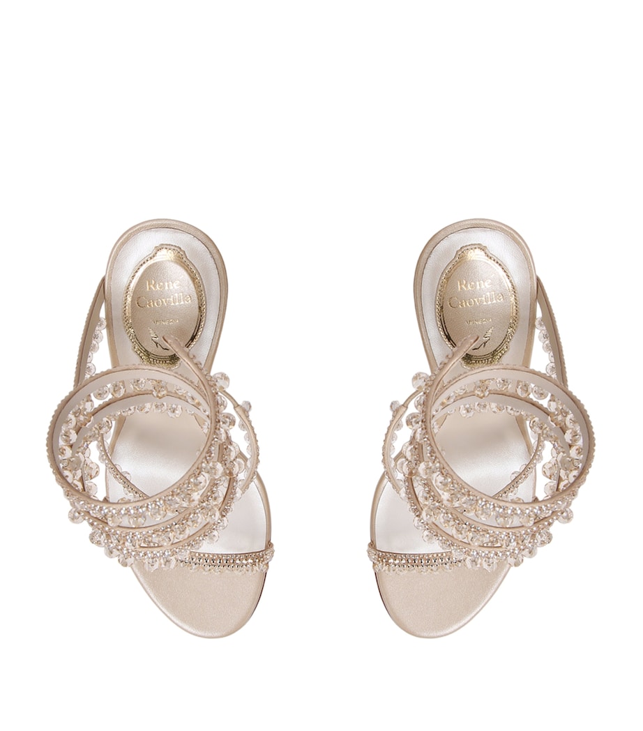 Embellished Chandelier Sandals 105 BLUSH Image 6