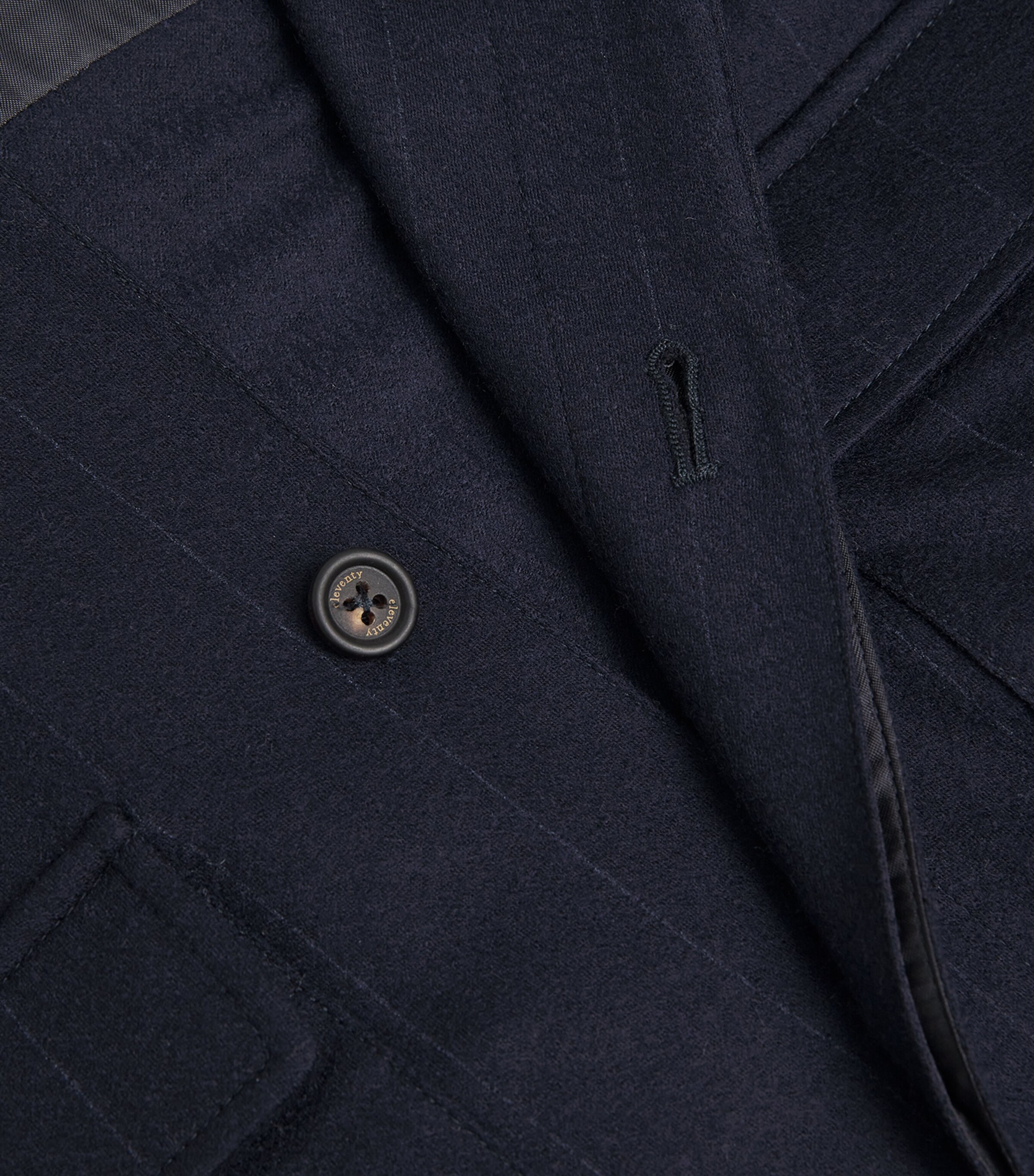 Wool Stripe Overshirt BLU Image 5