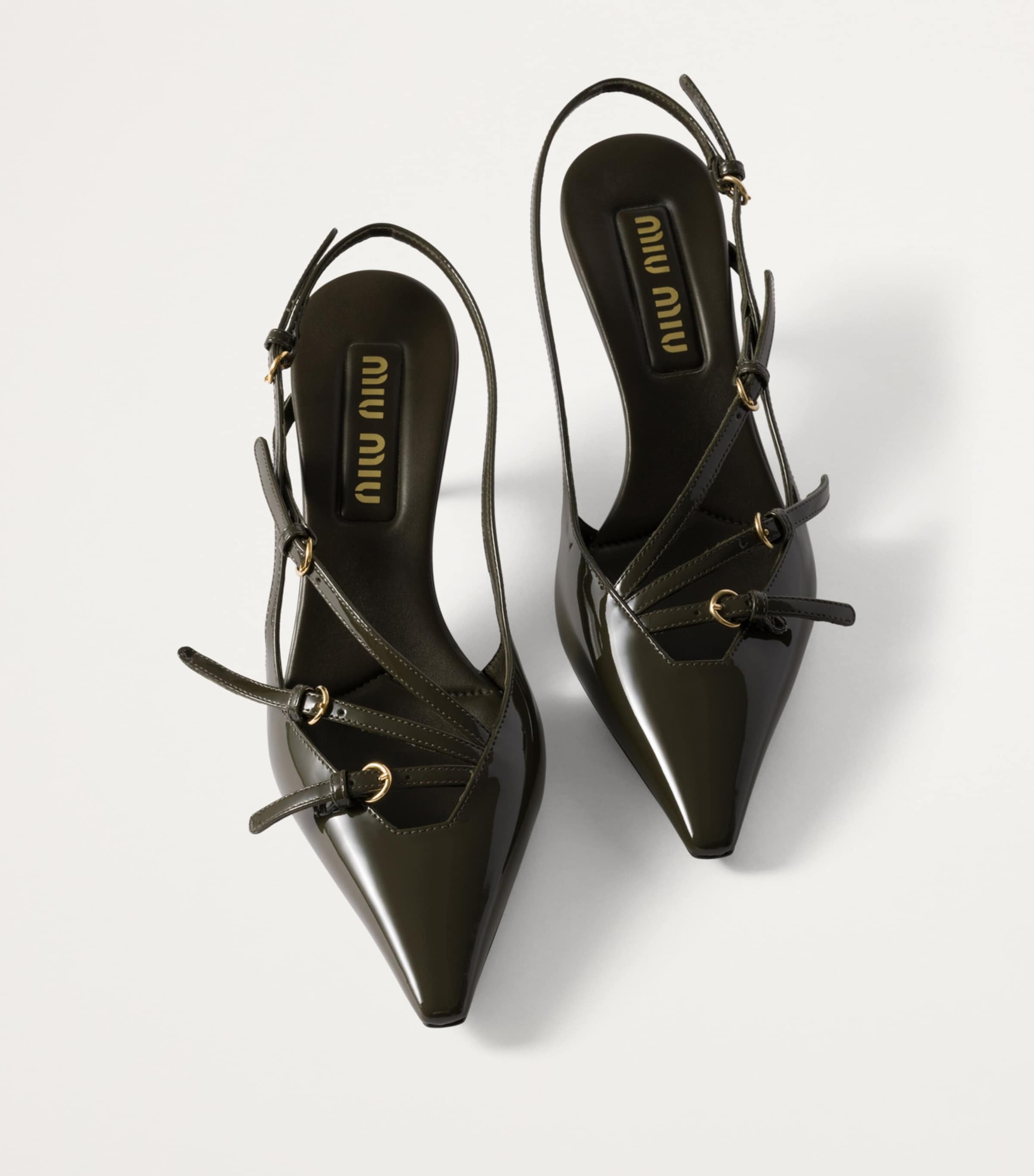 【関税込み】miu miu Patent leather slingback Miu Miu Patent Leather Slingback Pumps 55 | Harrods UK
