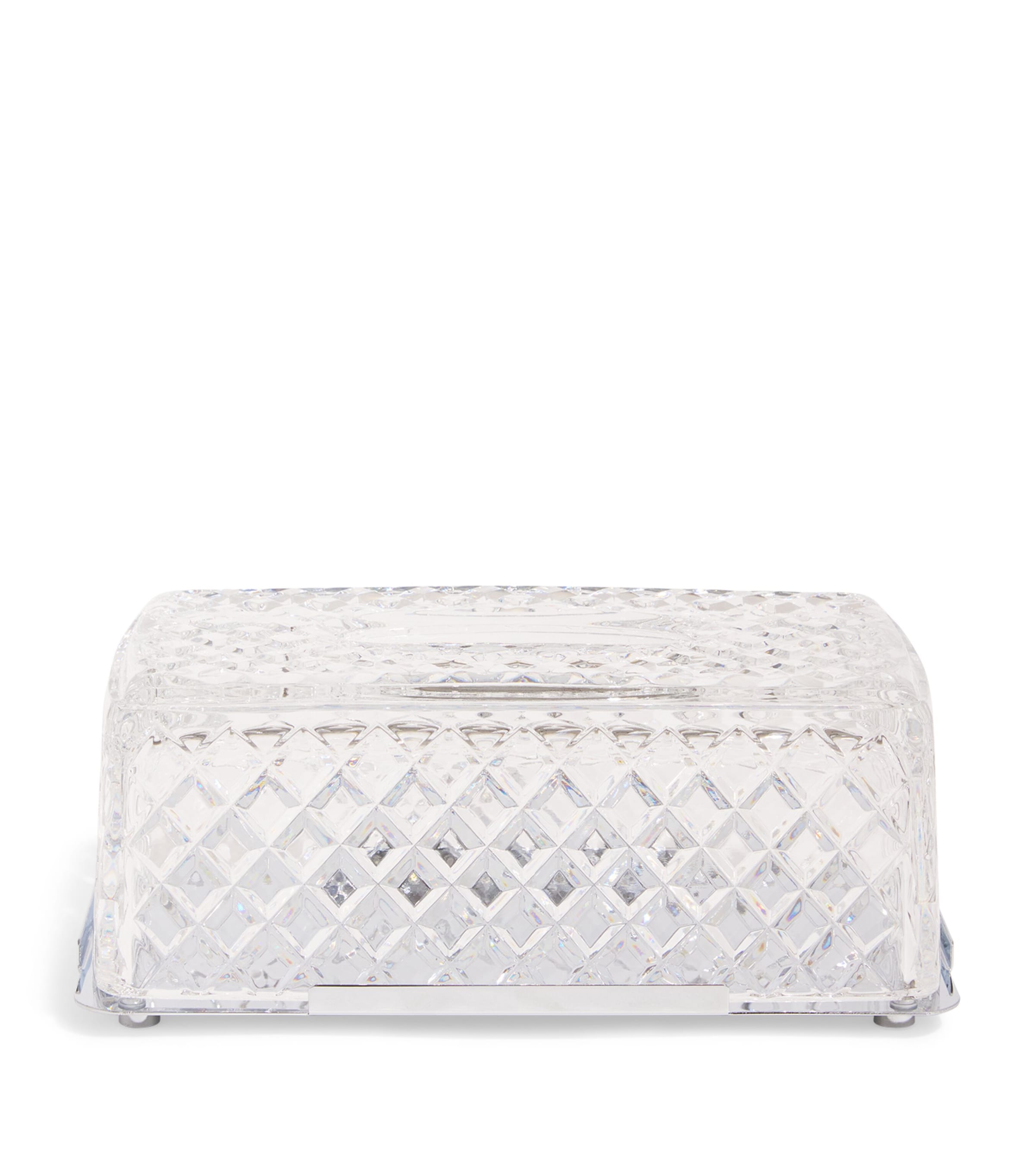 ZODIAC Crystal Mirella Tissue Box Chrome Image 1