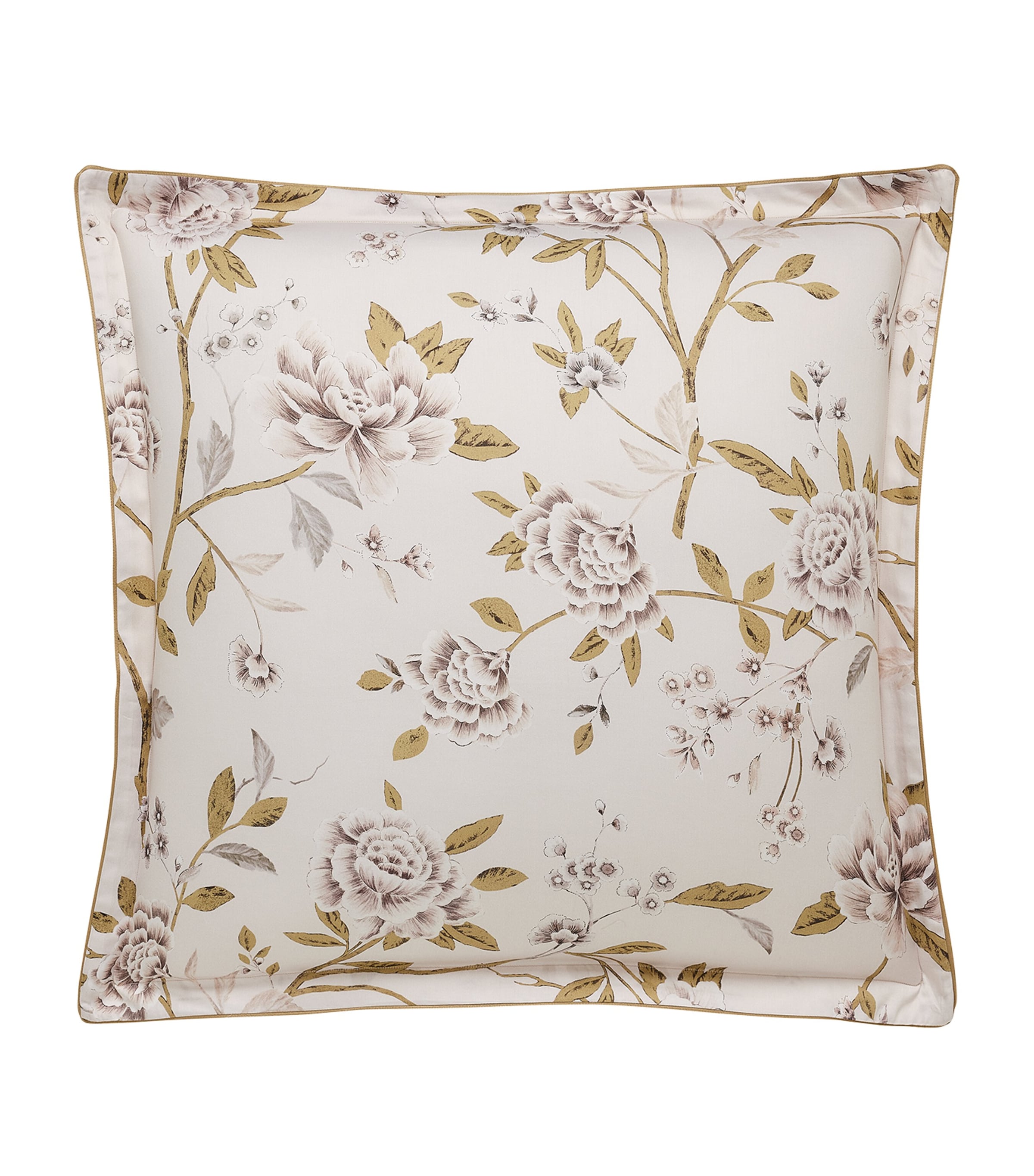 Shop Alexandre Turpault Égérie Square Pillowcase In Neutral