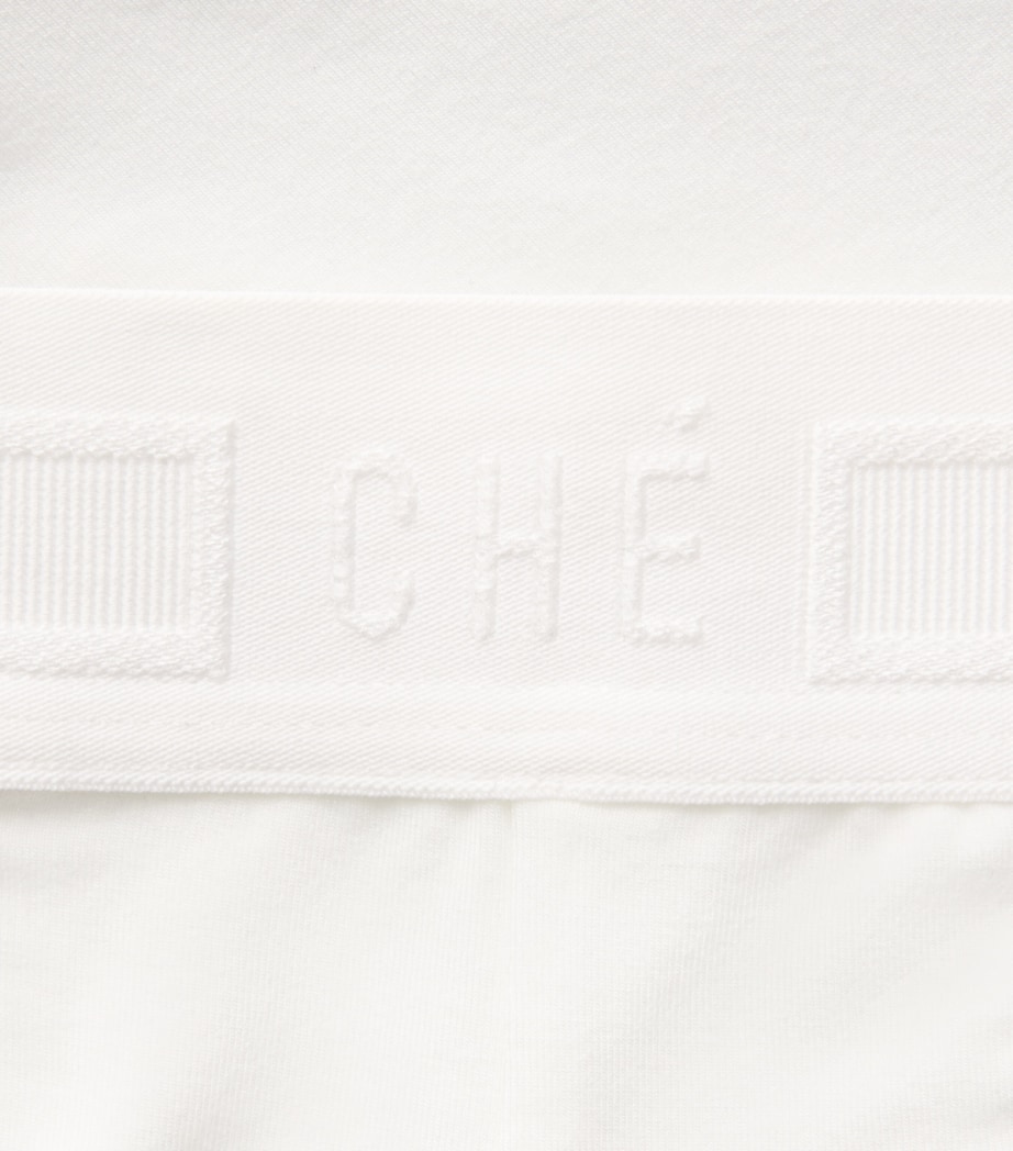 CHÉ Mens Modal-Blend Trunks (Pack of 3) White Image 5