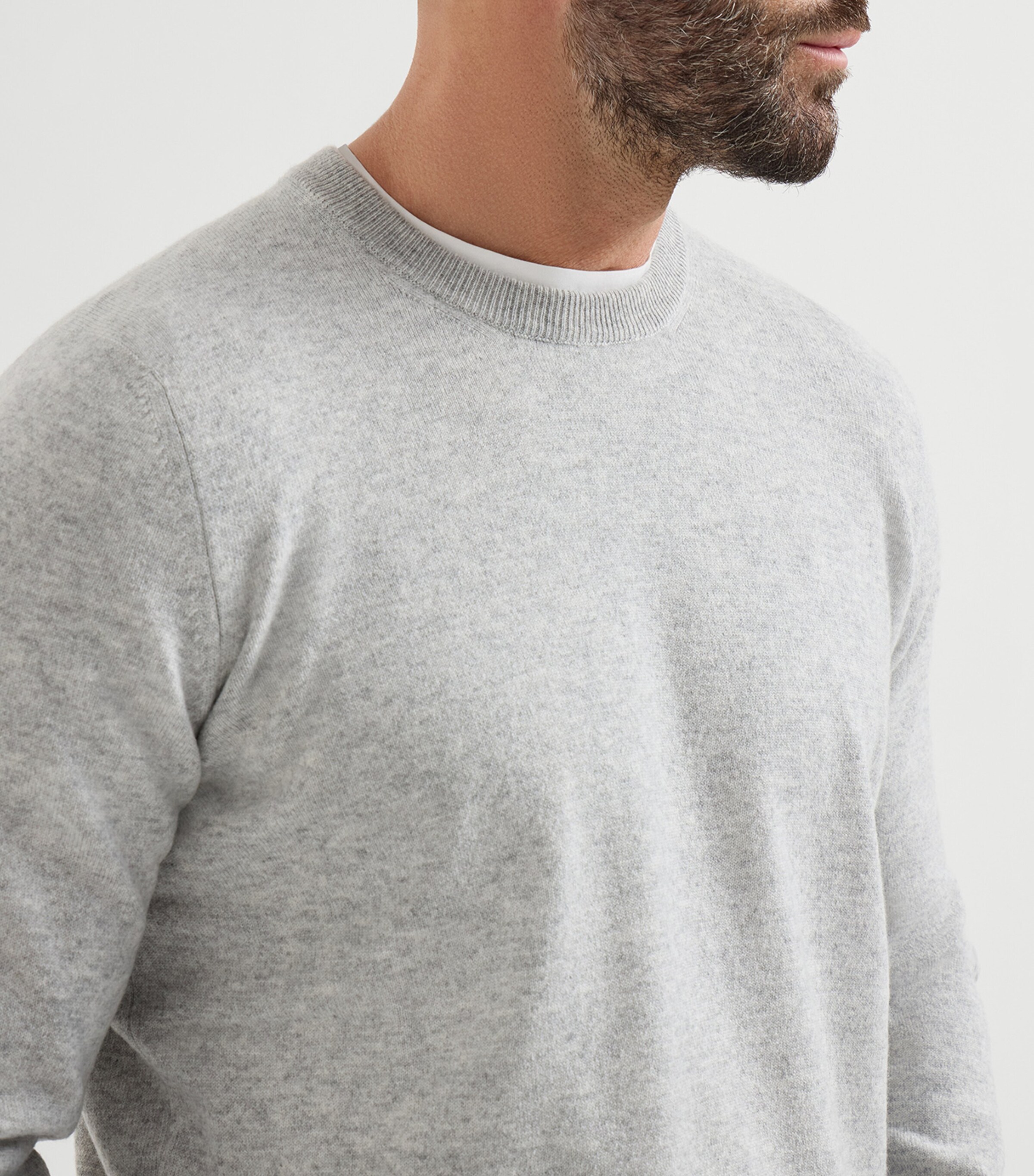 Brunello Cucinelli Mens Cashmere Crew-Neck Sweatshirt Image 6