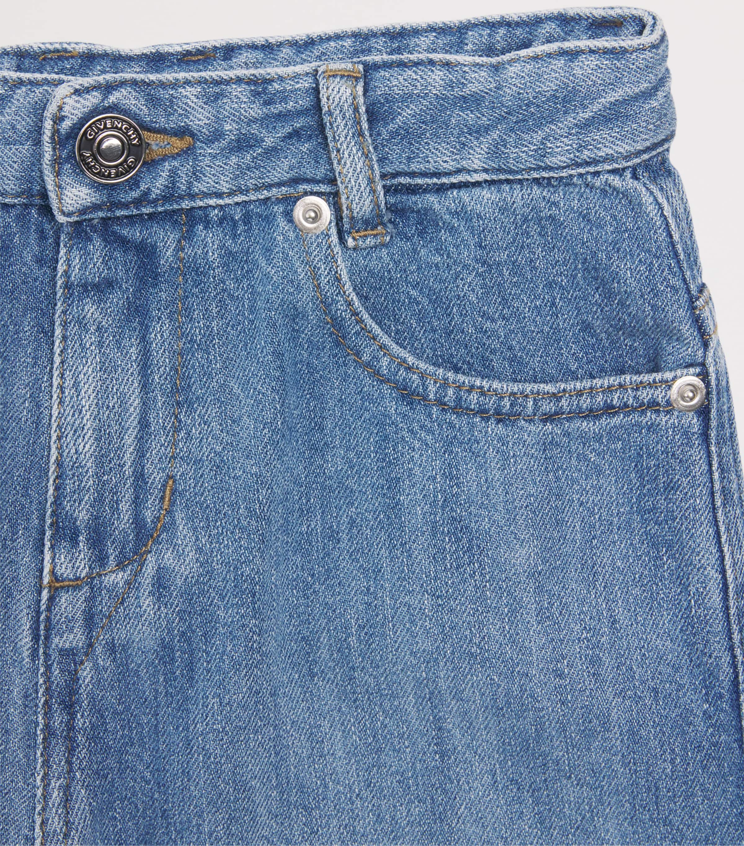 Barrel Leg Jeans (4-12+ Years) H31088/Z25DBSTN+BRSH Image 3