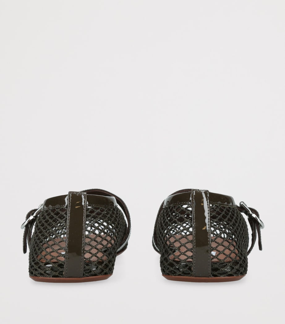 Mesh Ballet Flats KHAKI Image 2