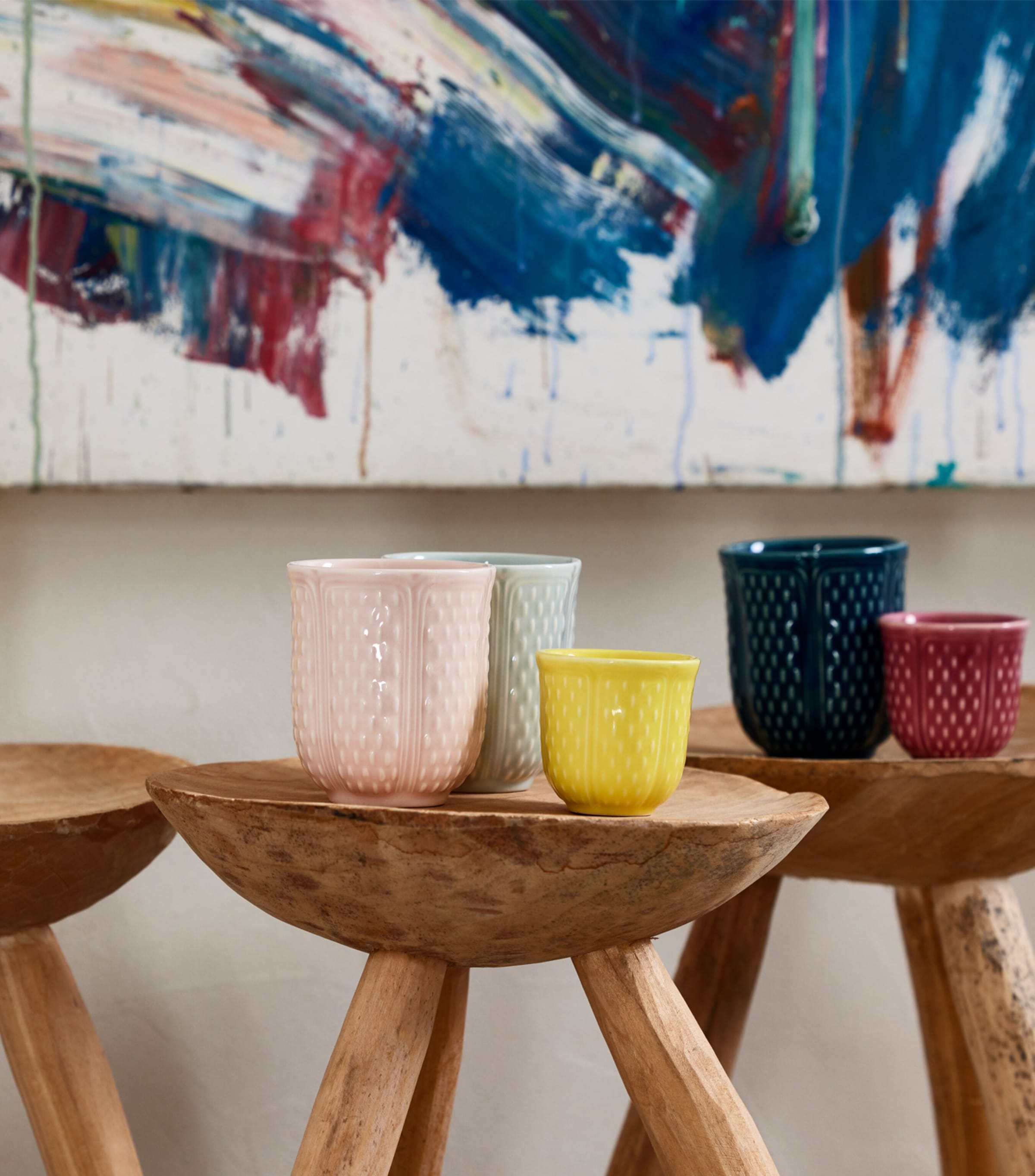 Gien Earthenware Espresso Cup Acapulco Image 2
