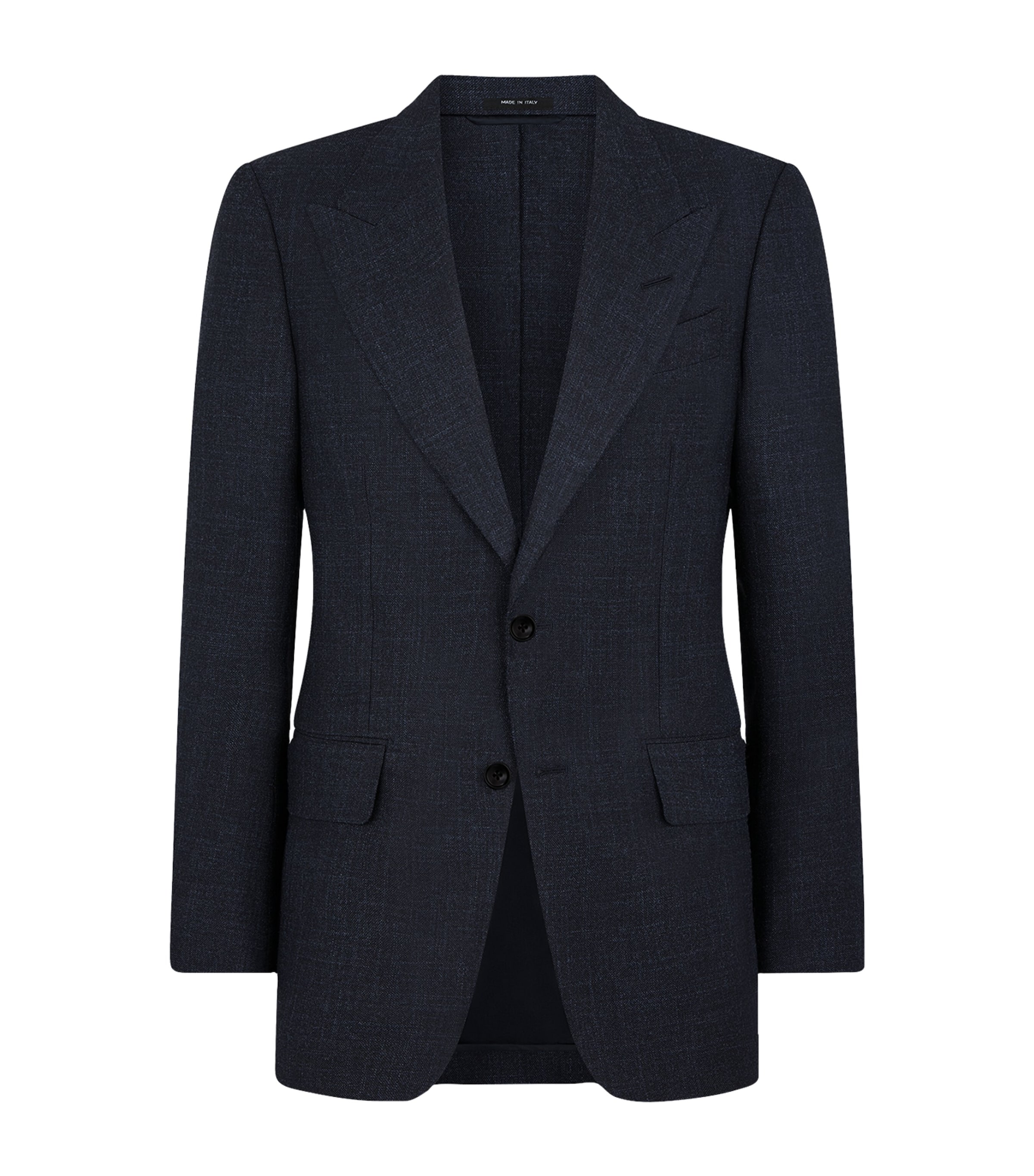 Tom Ford Wool-silk Blazer In Black