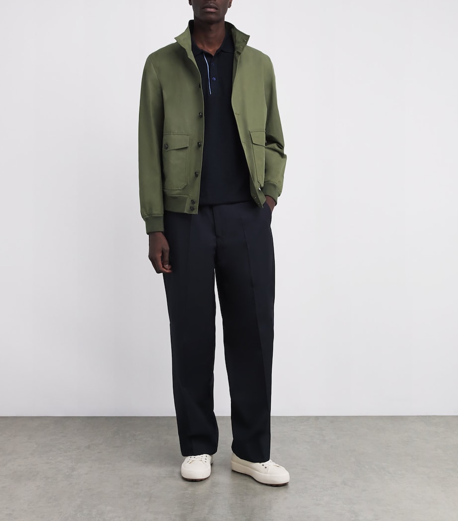 Cotton-Blend Bomber Jacket 730 VD MARCIO CHIARO Image 2