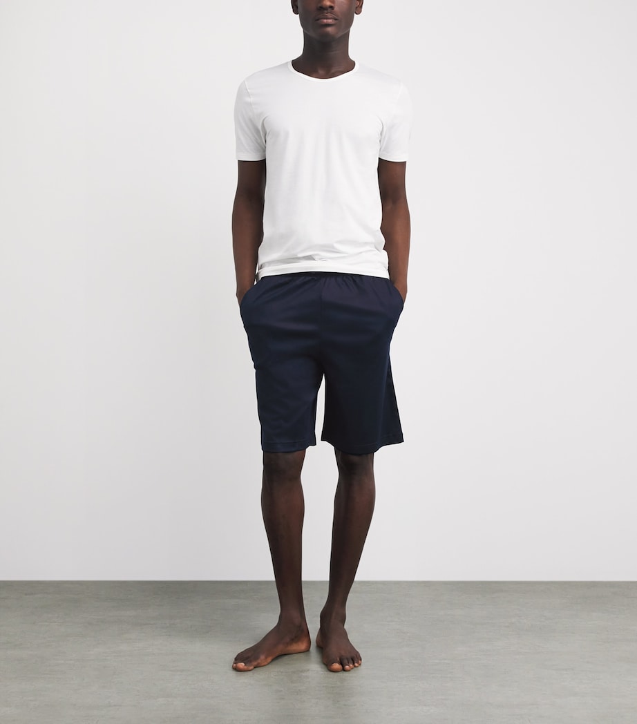 Zimmerli Mens Lounge Shorts Midnight Image 2