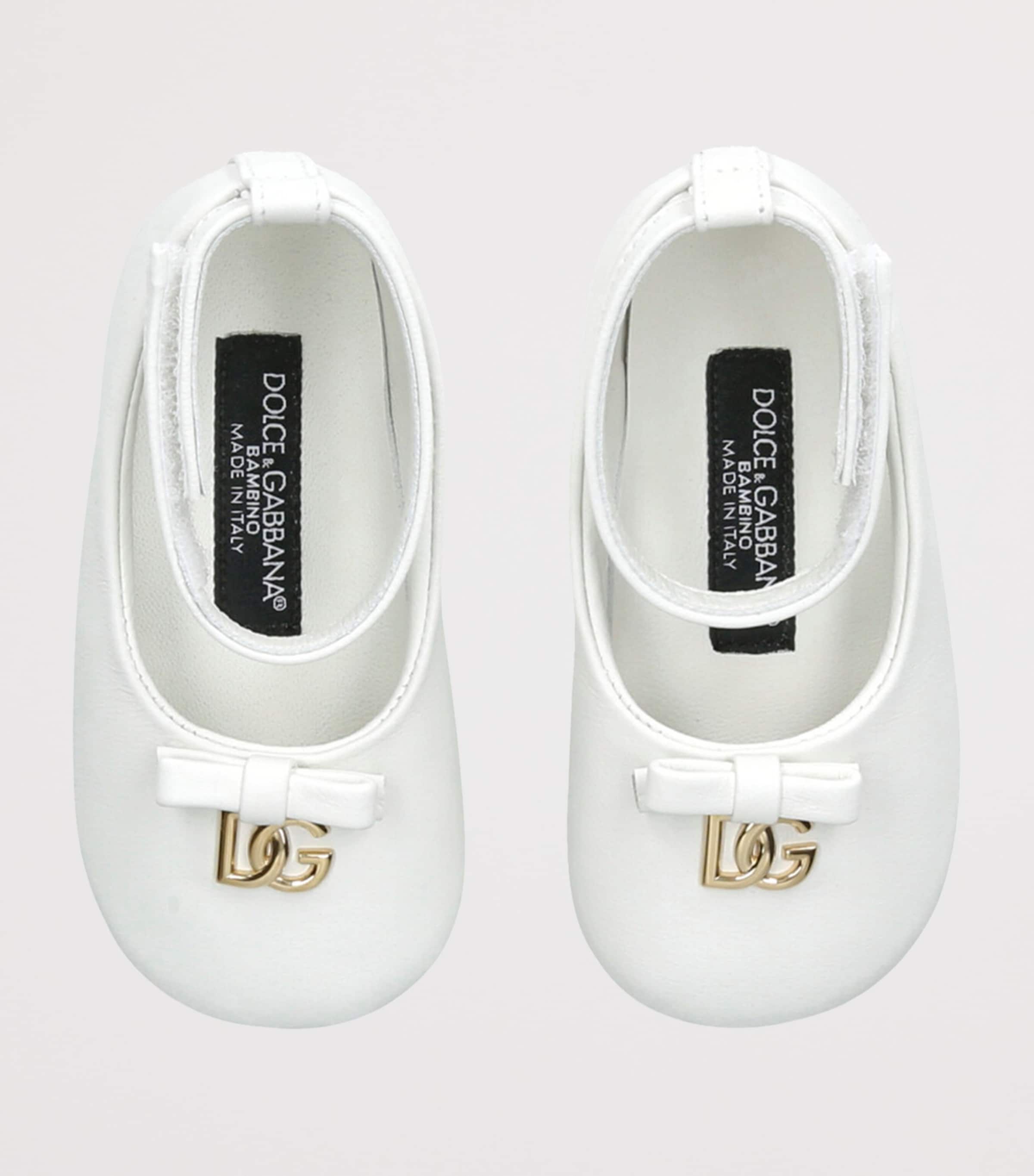 Leather Ballet Flat WHITE Image 4