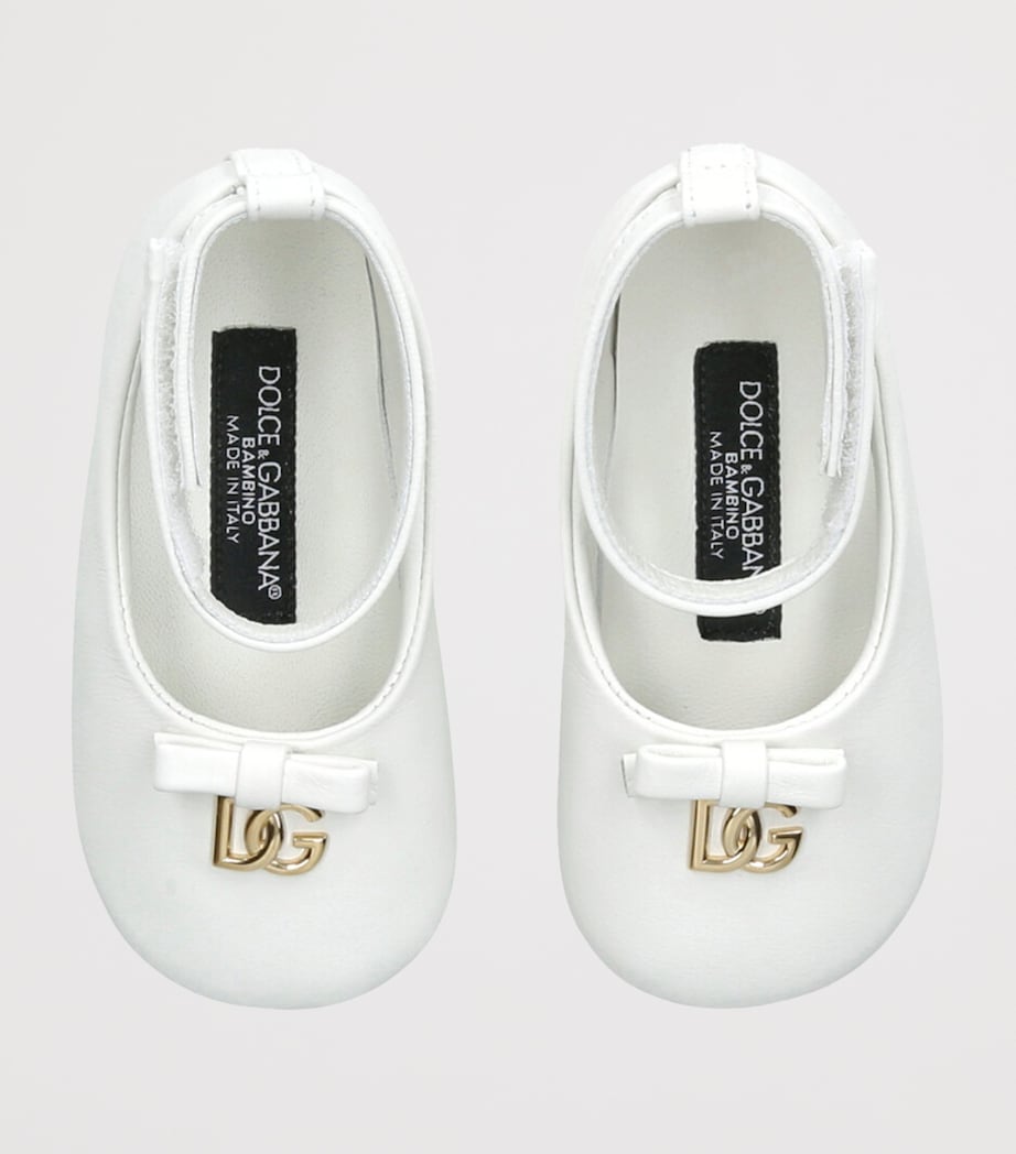 Leather Ballet Flat WHITE Image 4