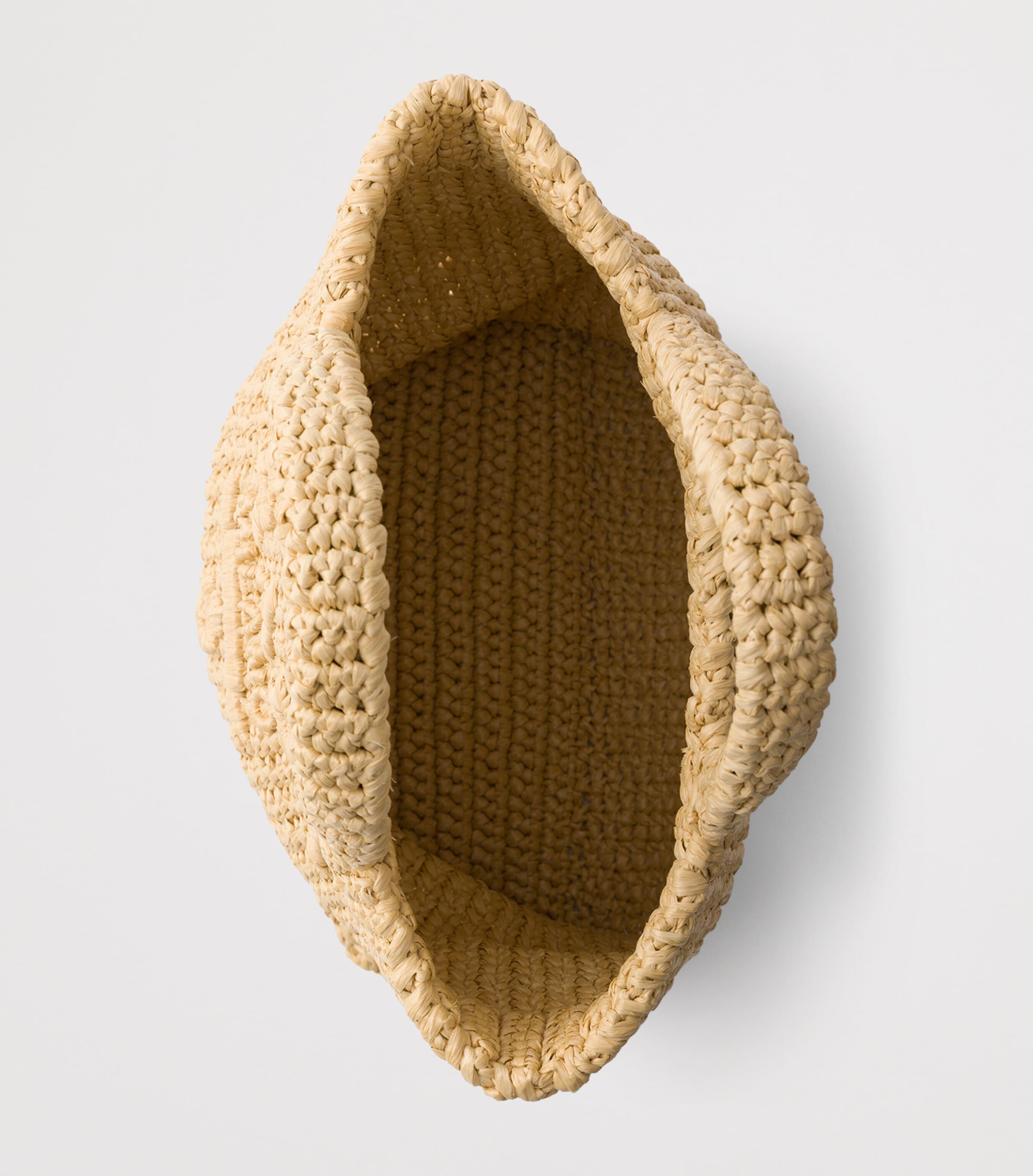 Prada Small Crochet Tote Bag Neutral Image 5