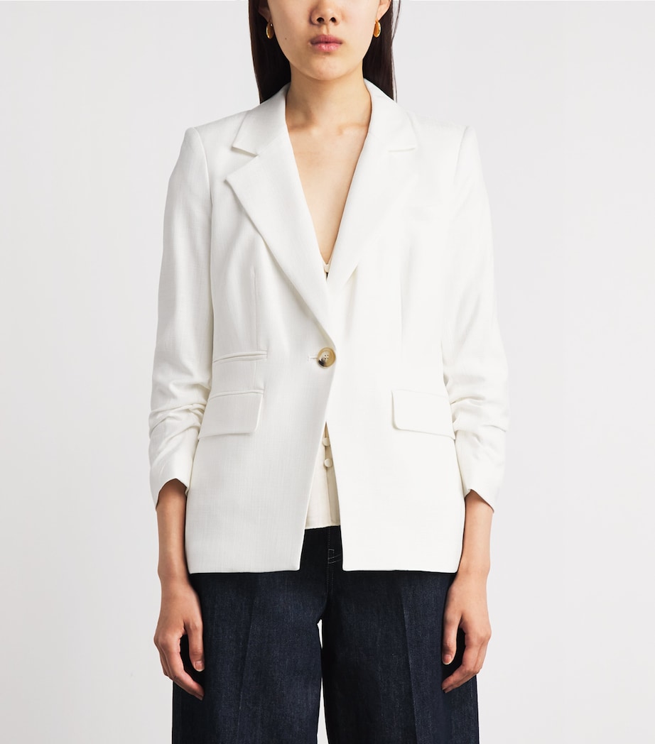 Veronica Beard Womens Battista Dickey Blazer Dove Image 4