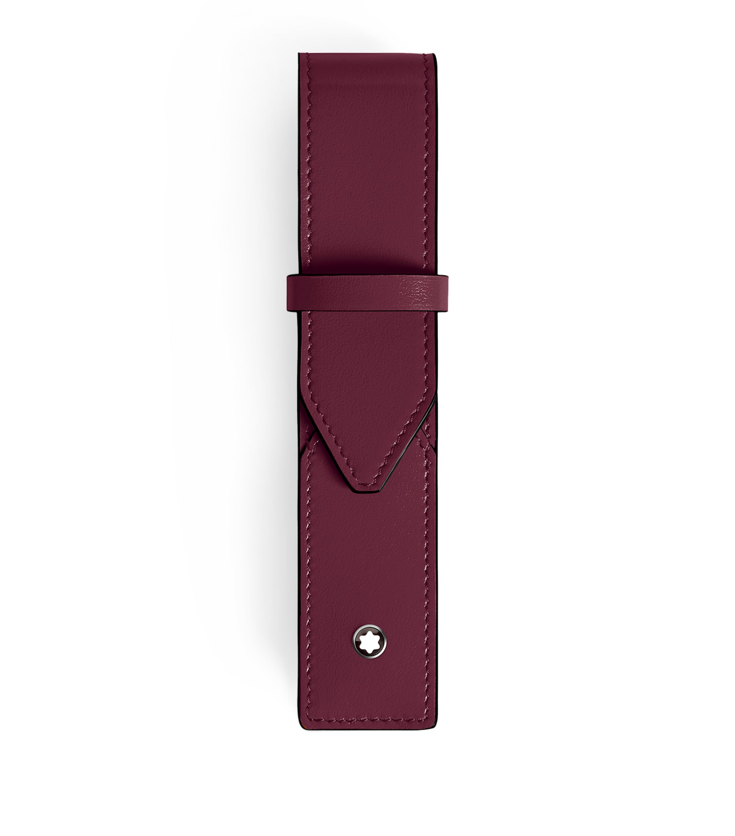 Montblanc Leather Sartorial Single Pen Pouch Cassis Image 1