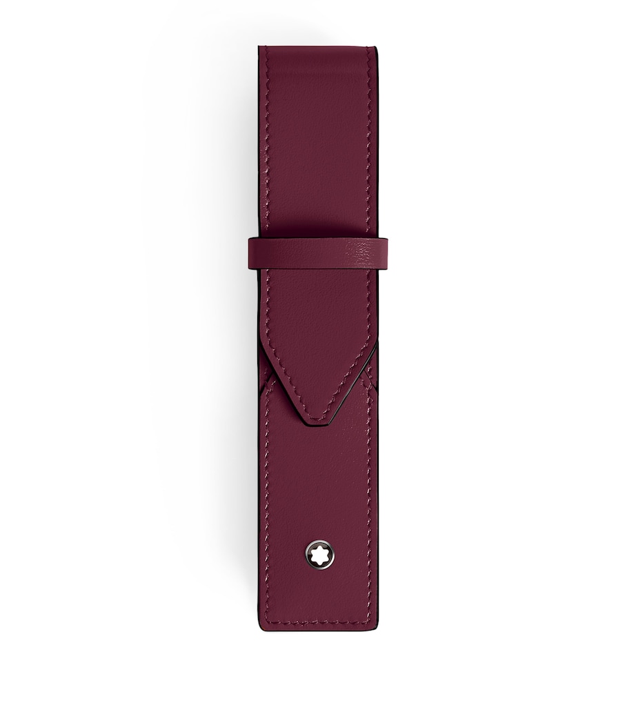 Leather Sartorial Single Pen Pouch CASSIS Image 1