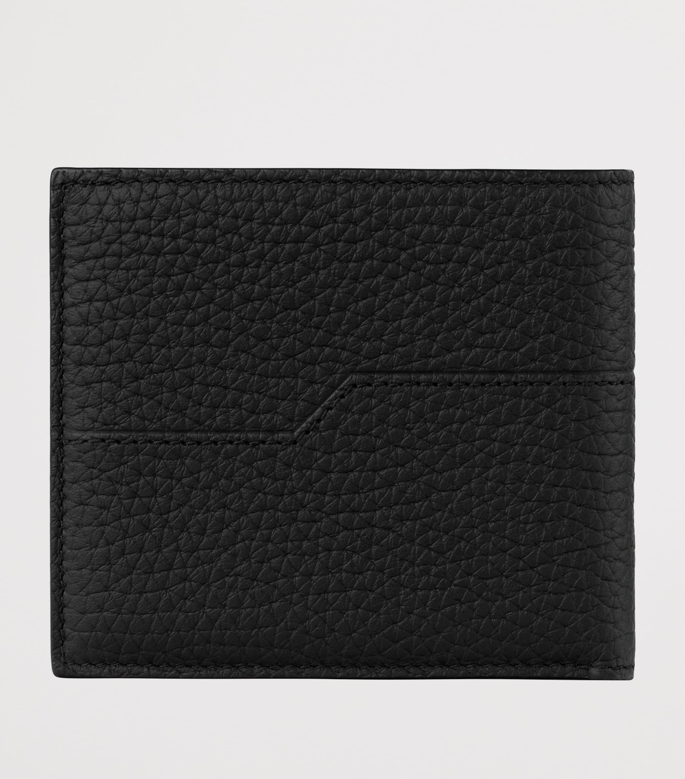 Mini Leather Heritage Bifold Wallet BLACK Image 3