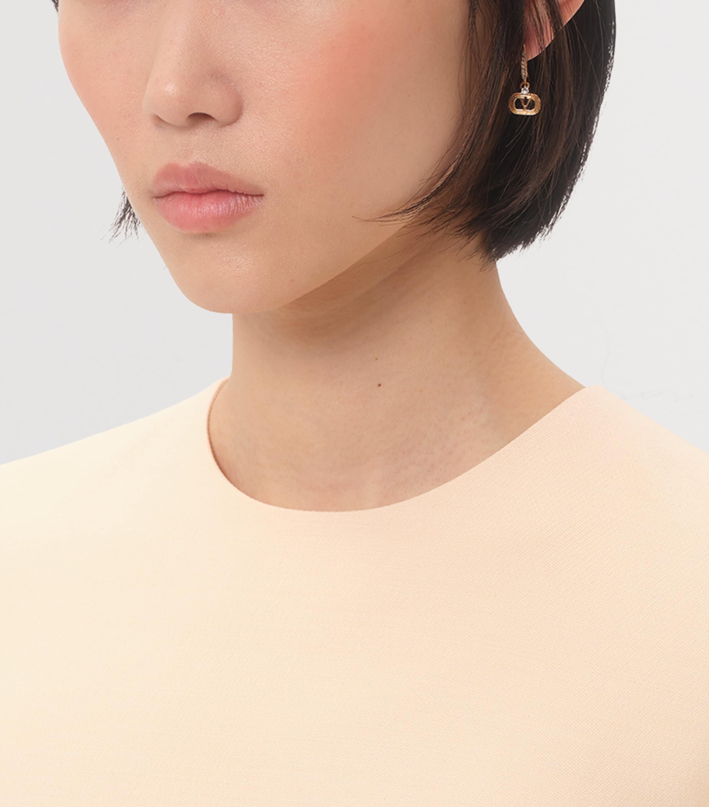 Embellished Ovalette Earrings 9MN Image 2