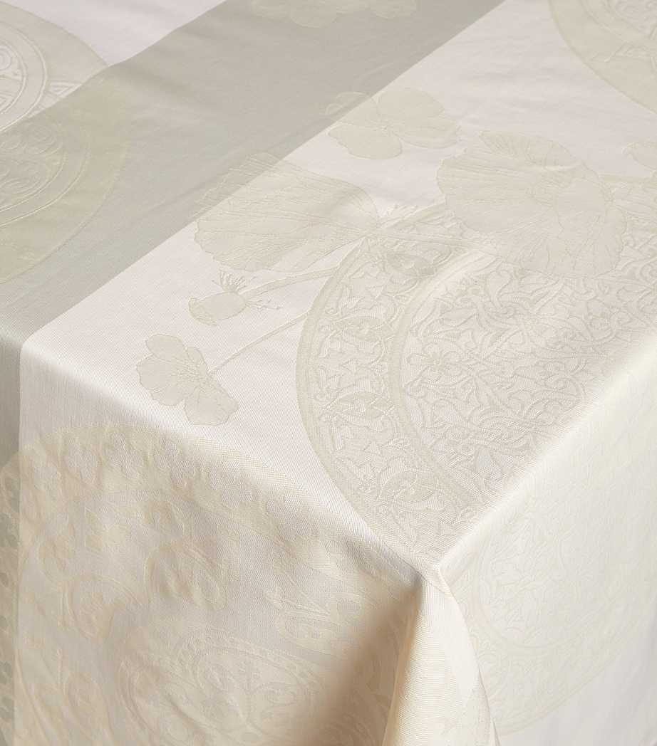 Le Jacquard Français Fleurs Gourmandes Tablecloth (175cm x 250cm) Beige Image 2