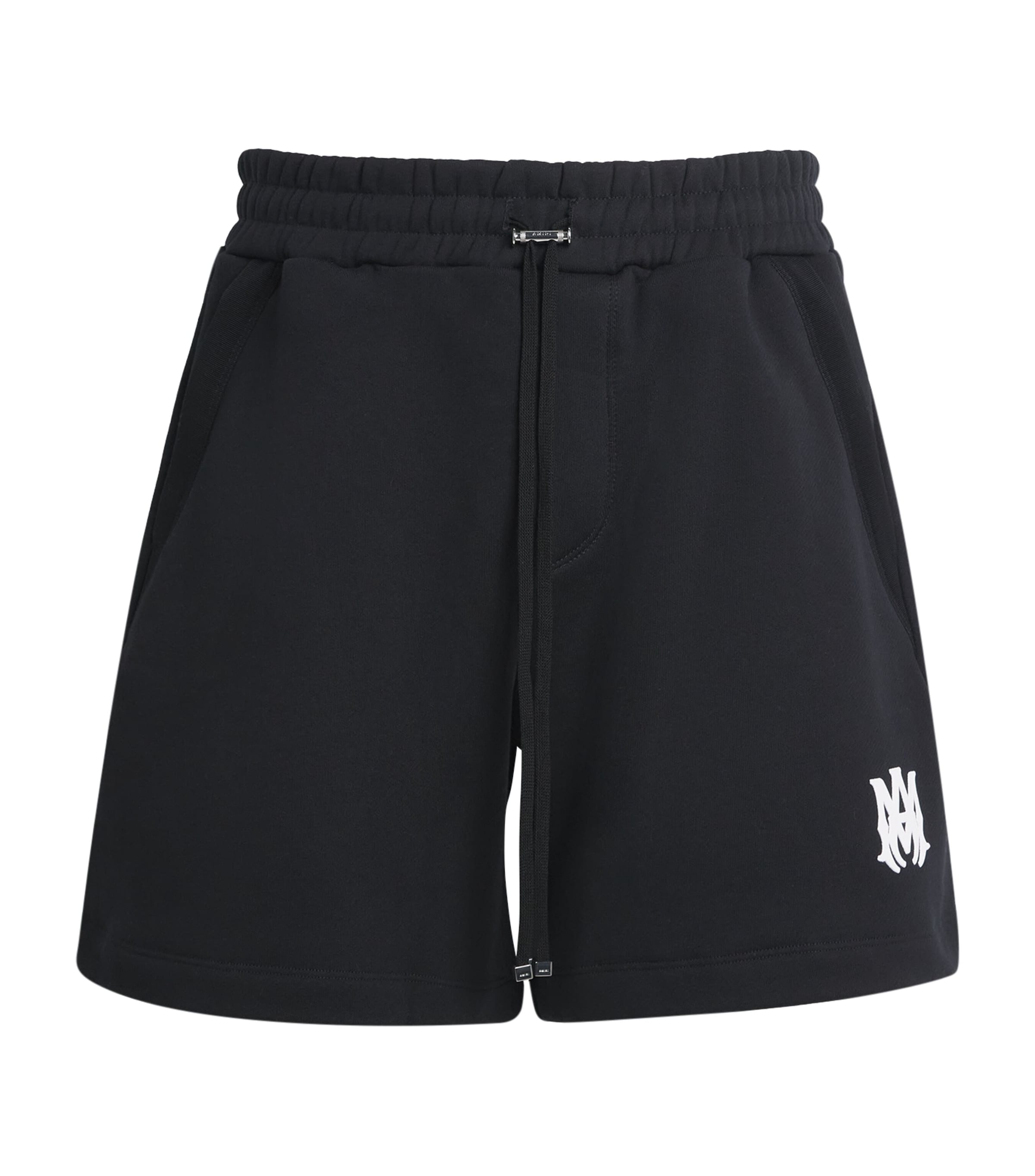 AMIRI Mens Cotton MA Logo Sweat Shorts Black Image 1