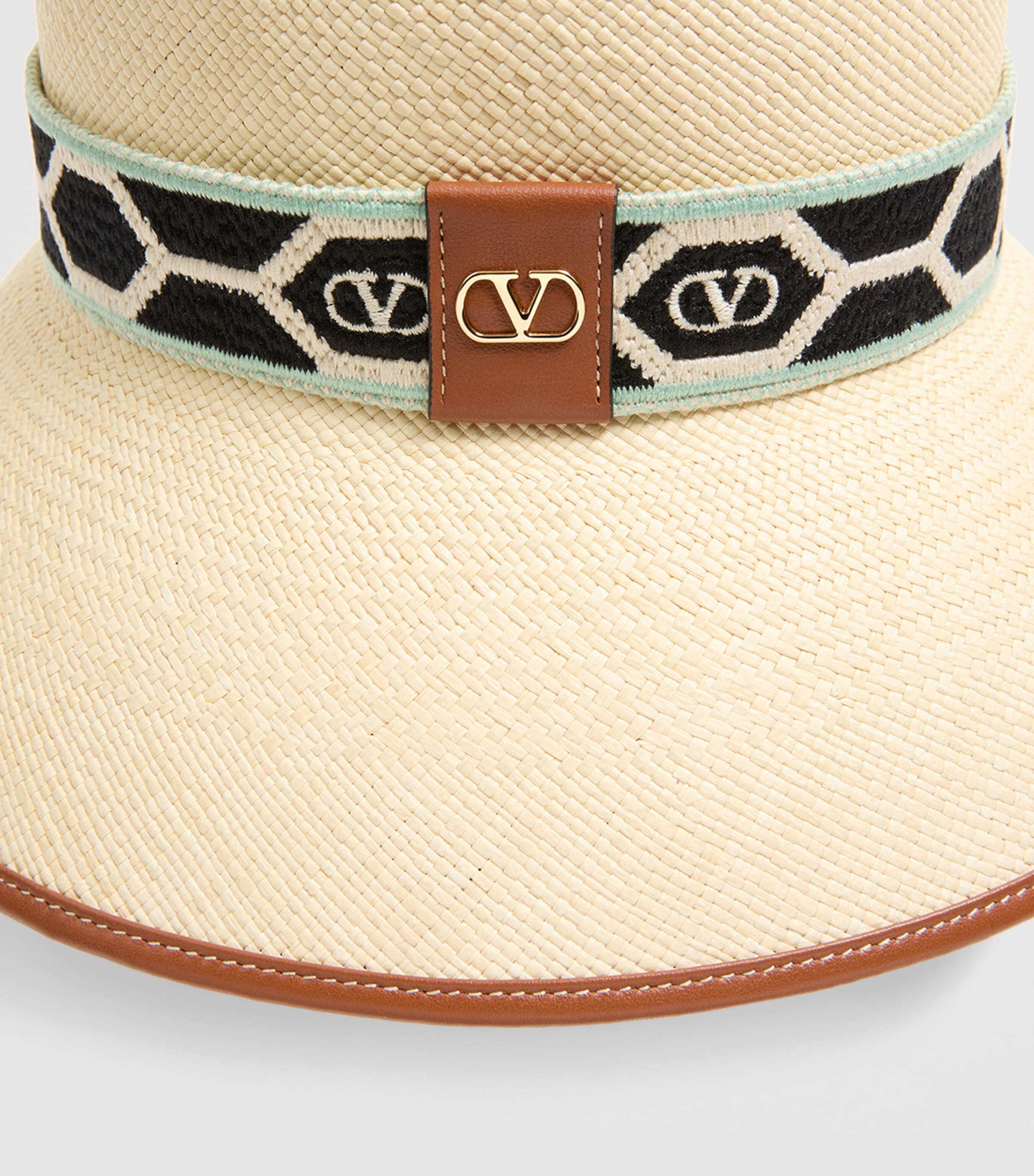 Valentino Garavani Straw Antibes Bucket Hat | Harrods US