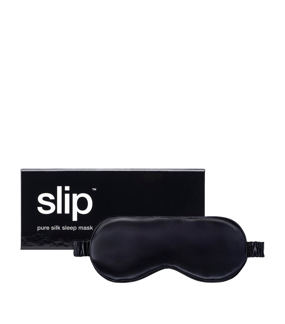 Slip Womens Silk Sleep Mask Black Image 1
