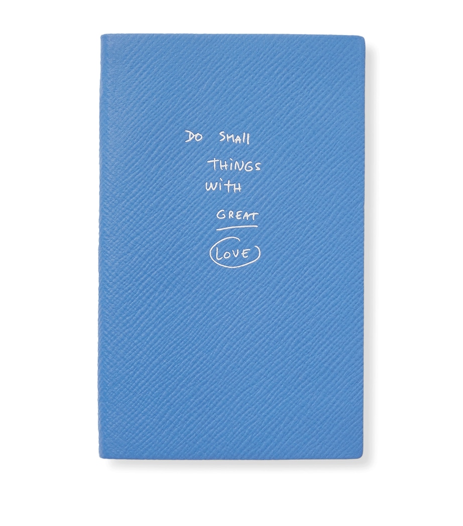 x Thomas Lélu Panama Leather Do Small Things Panama Notebook N BLUE Image 1