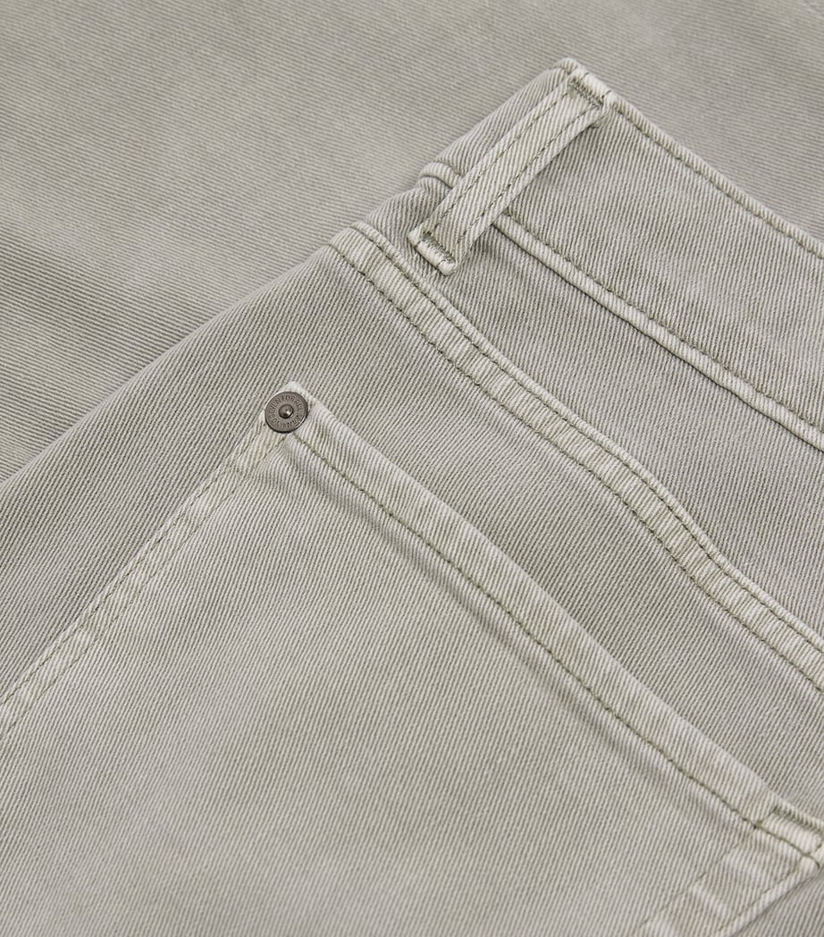 7 For All Mankind Mens Slimmy Tapered Slim Jeans Green Image 5